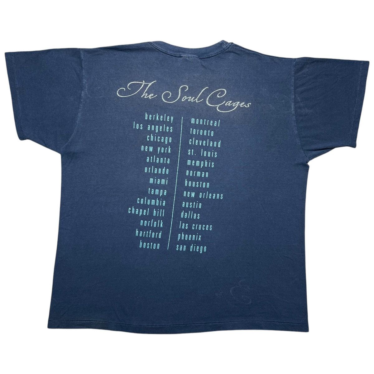 Band Tees × Vintage Vintage 1991 Sting The Soul Cages Tour Band T-Shirt Size US M / EU 48-50 / 2 - 2 Thumbnail