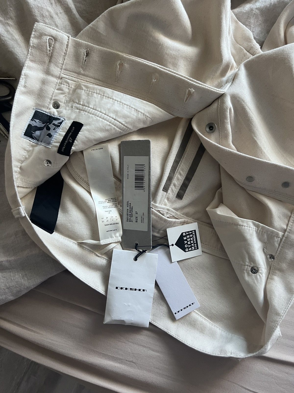 Rick Owens Rick Owens FW22 Banana Cut Denim Size US 30 / EU 46 - 2 Thumbnail