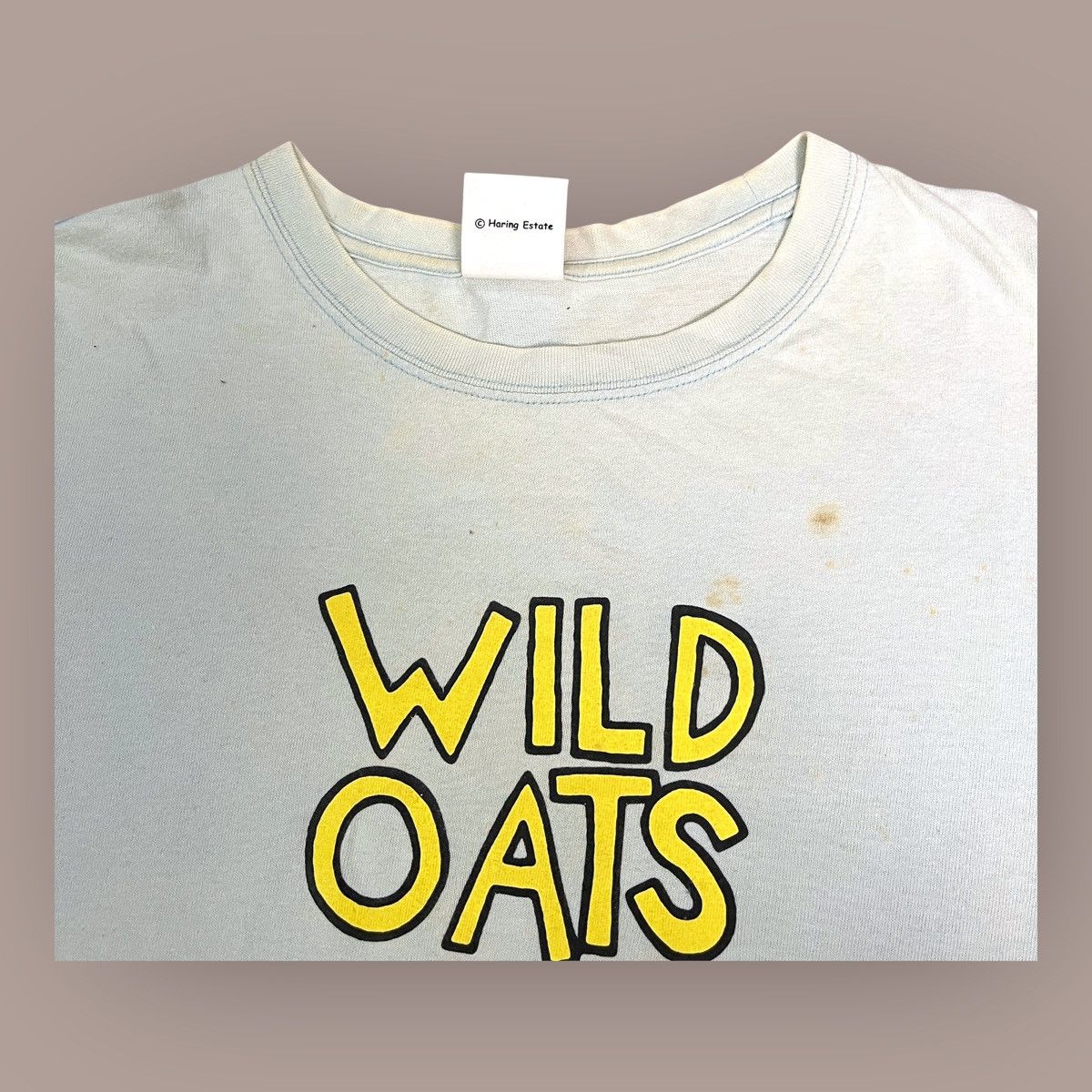 Keith Haring Rare Vintage Keith Haring X Wild Oats Tees Faded Size US M / EU 48-50 / 2 - 7 Thumbnail