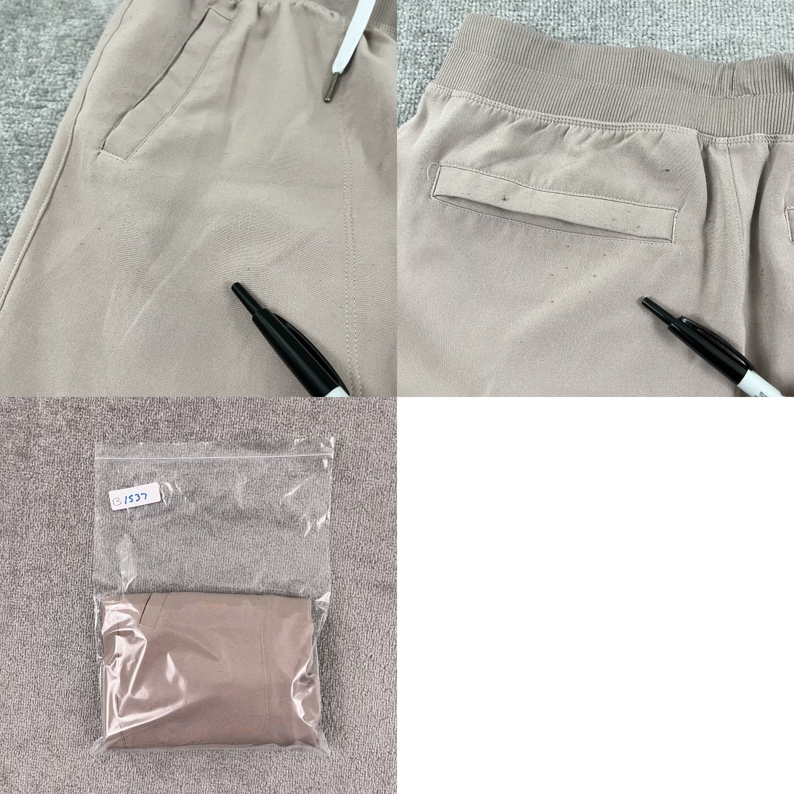 Vintage Bamboo Ave Jogger Pants Mens Medium / 29" Brown Performance Coconut Stretch Gym Athletic Tapered Pockets Easy Care Inseam 29" Regular Size Size US 31 - 8 Thumbnail