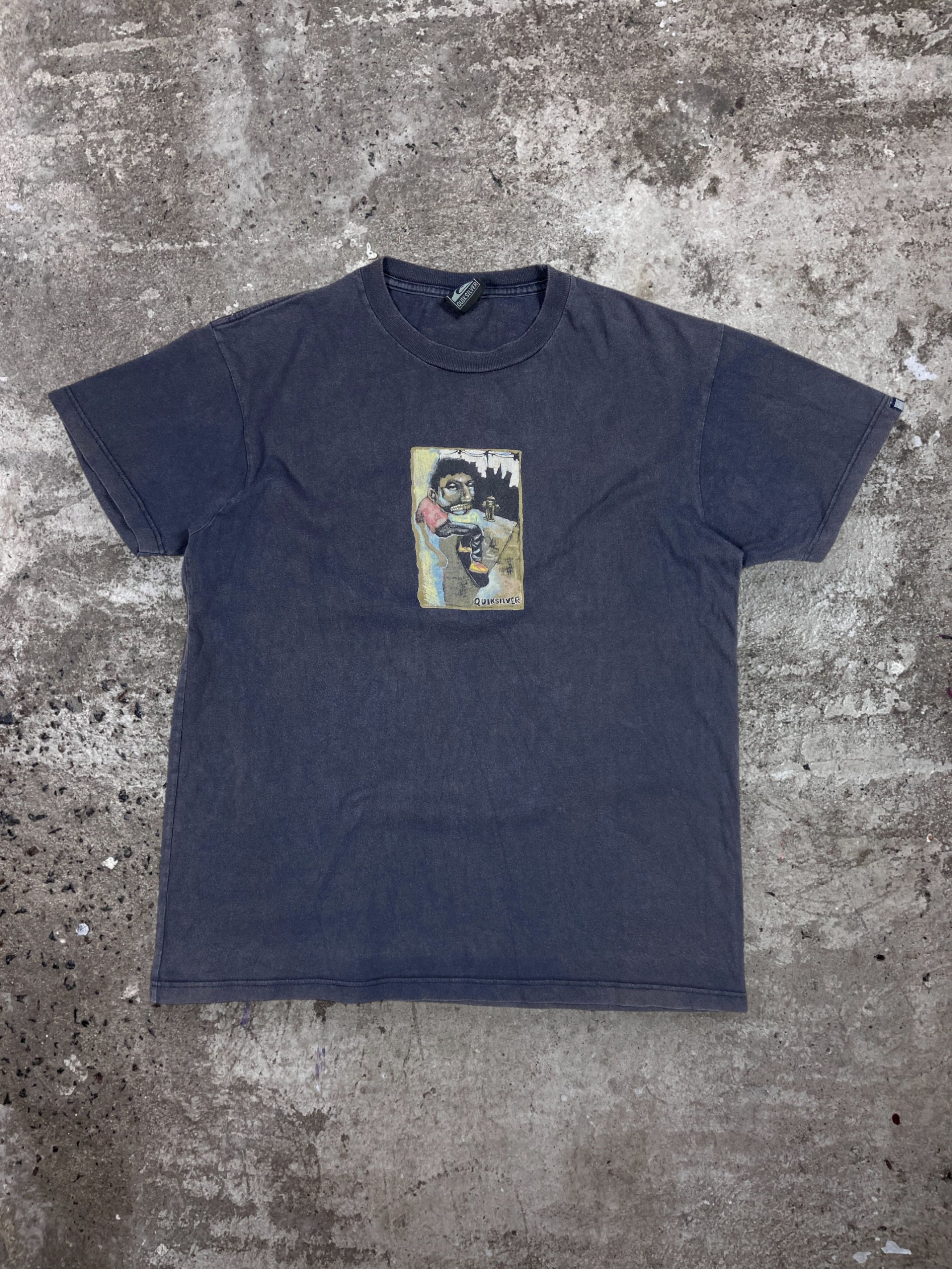 Quiksilver QUIKSILVER ARCHIVE 1990s RARE SUNFADED VINTAGE TEE - № 237 Size US L / EU 52-54 / 3 - 1 Thumbnail