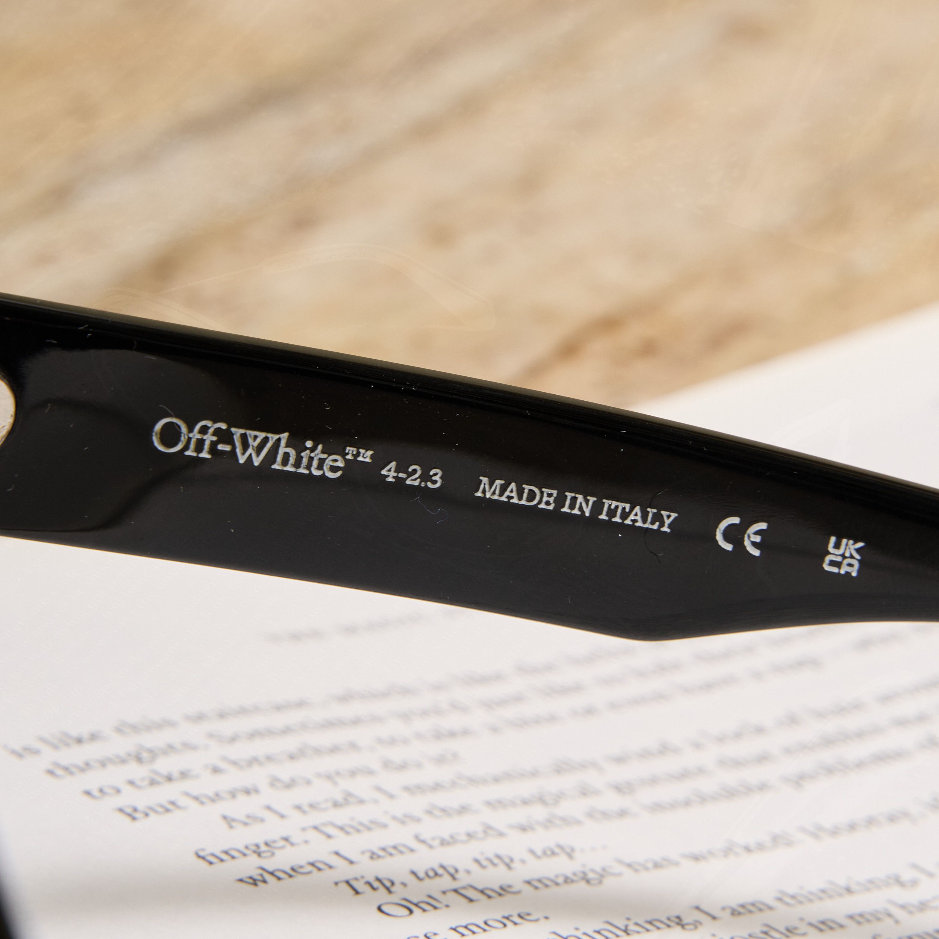 Off-White OFF WHITE Manchester Rectangular Fram Sunglasses BLACK Size ONE SIZE - 5 Thumbnail