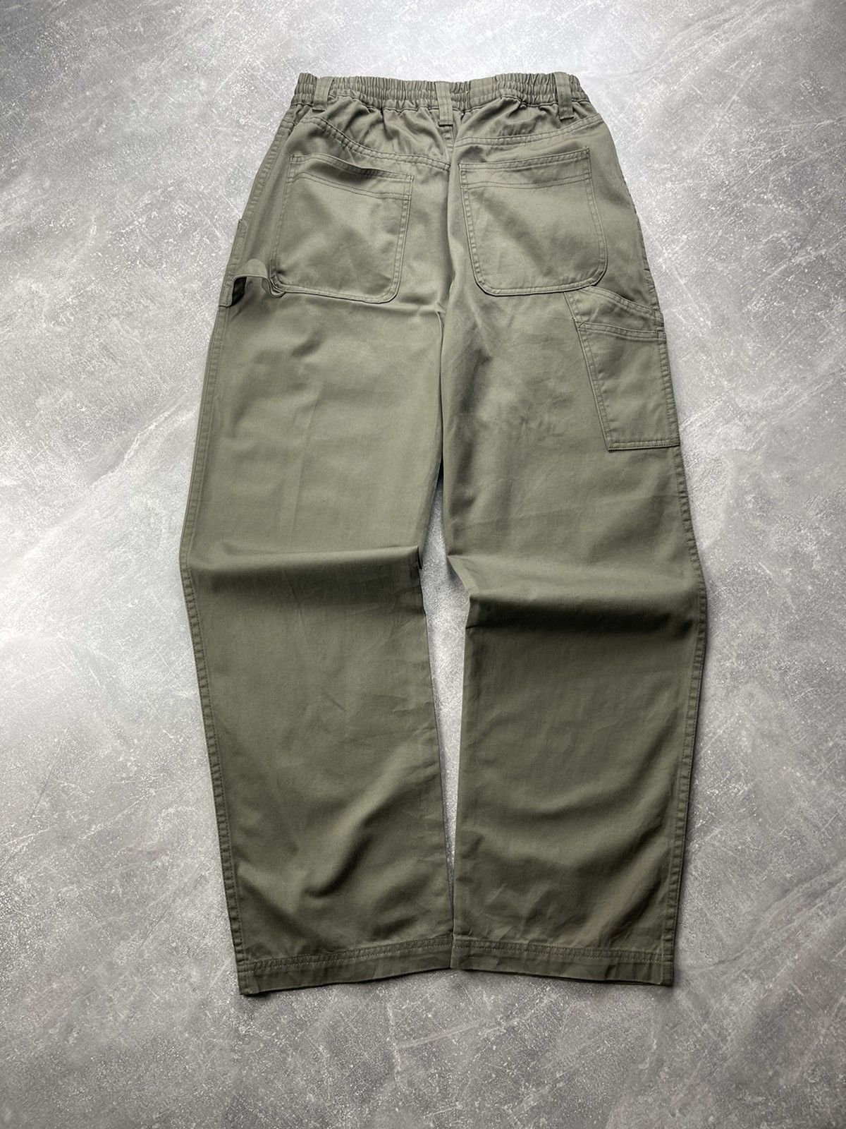 O'Neill Oneill Vintage 90s DeadStock Cargo Carpenter Khaki Pants Size US 31 - 2 Thumbnail
