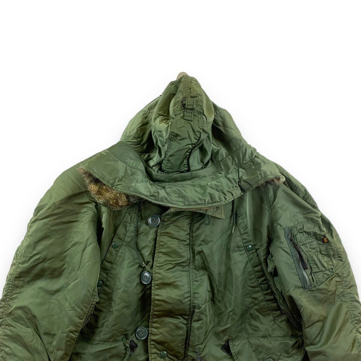 Alpha Industries Vintage 90’ ALPHA INDUSTRIES Extreme Cold Size US XL / EU 56 / 4 - 2 Thumbnail