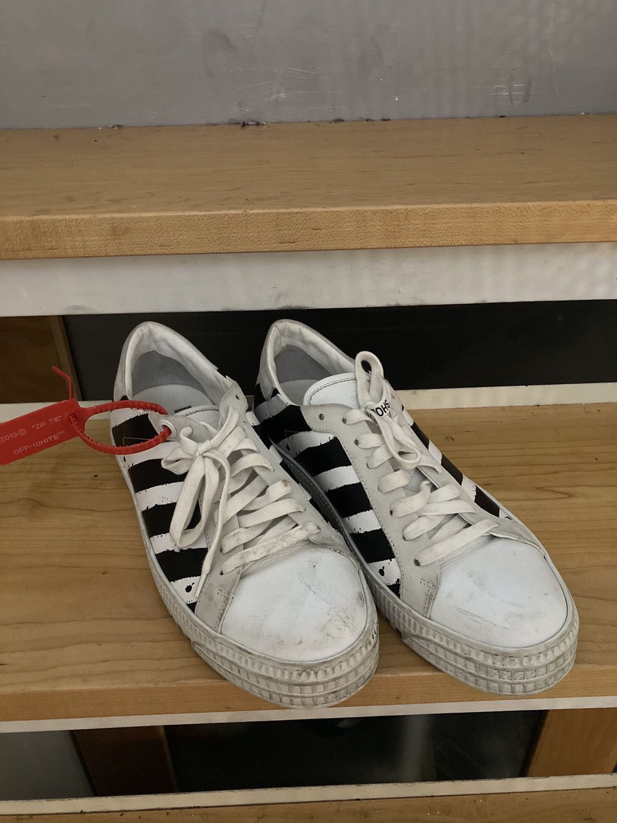 Off white carryover sneakers clearance