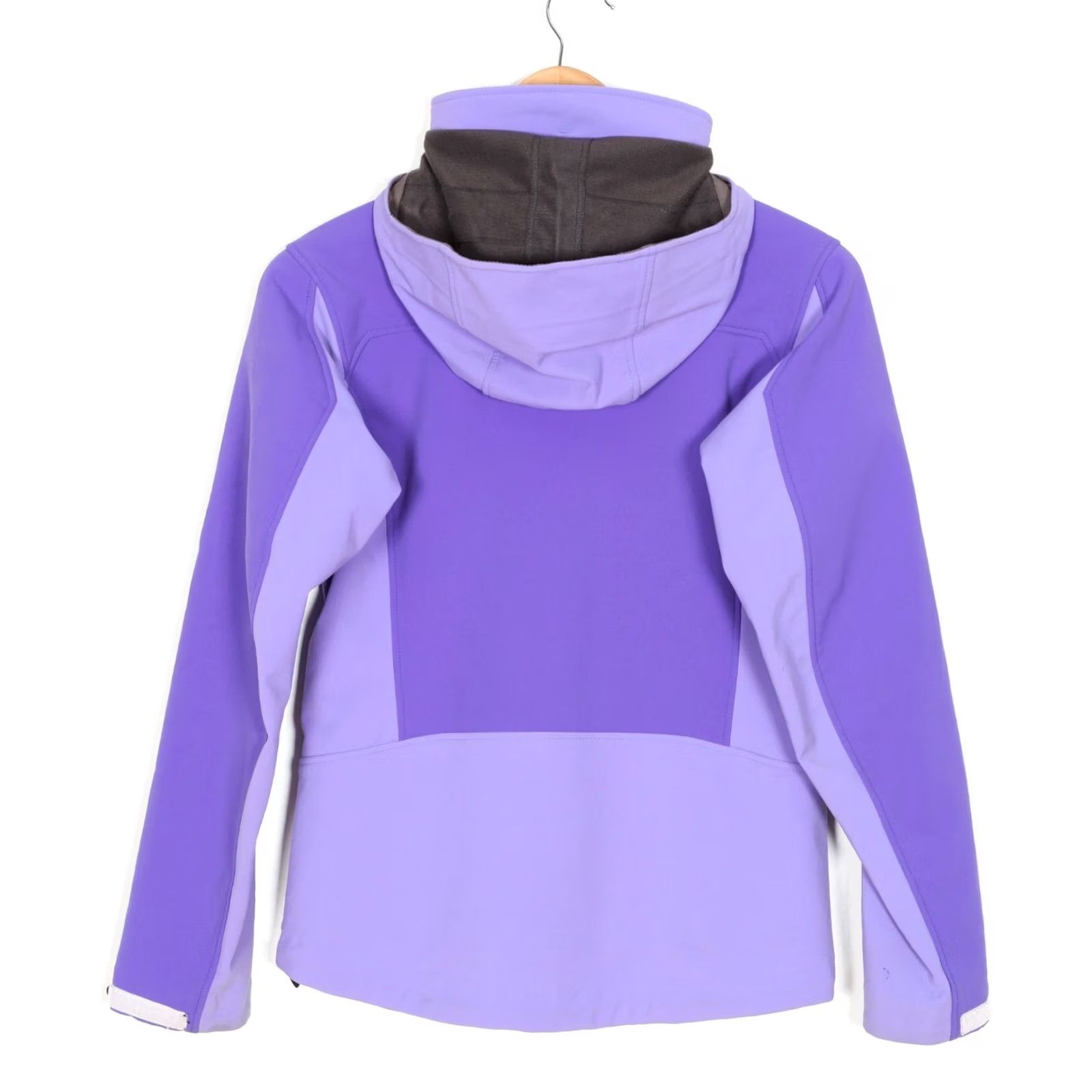 Vintage HAGLÖFS Ski Jacket Women XS Hooded Soft Shell Windproof Purple RECCO MJ4367 Jacket Size XS / US 0-2 / IT 36-38 - 3 Thumbnail