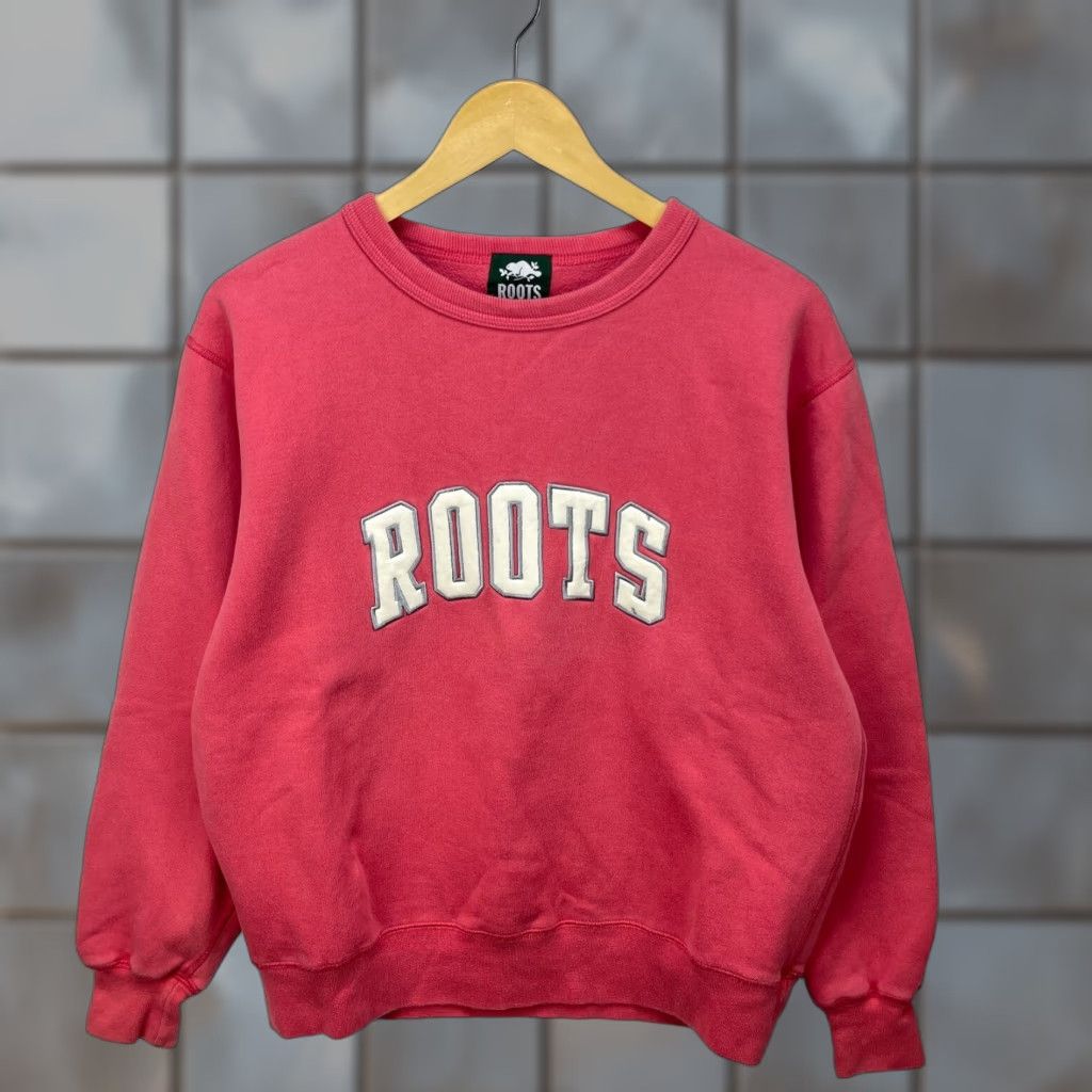 Roots VINTAGE Roots Sweatshirt Unisex XS Pink 90s Made in Canada Pullover Zip Size US XS / EU 42 / 0 - 1 Thumbnail