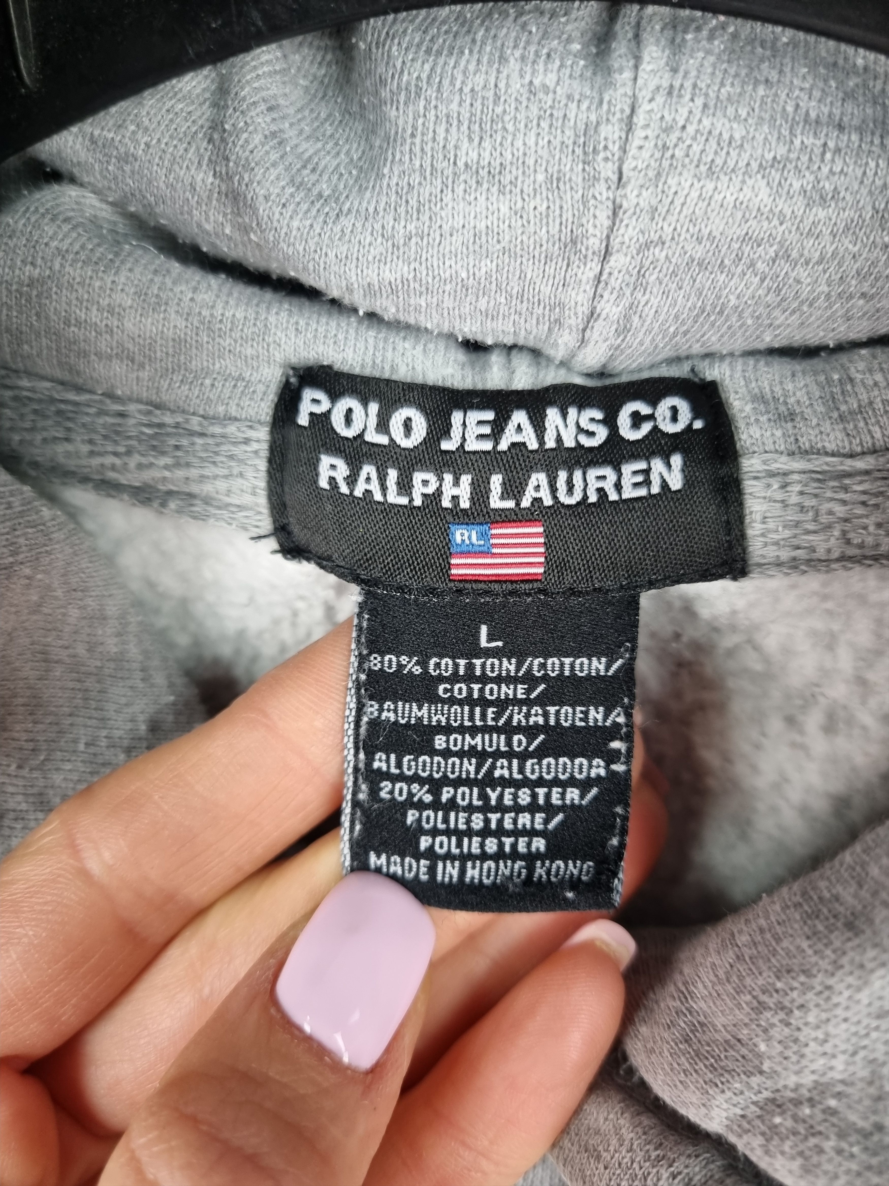 Polo Ralph Lauren × Vintage Polo Sport Ralph Lauren Relaxed Fit Spellout BigLogo Hoodie Size US L / EU 52-54 / 3 - 7 Thumbnail