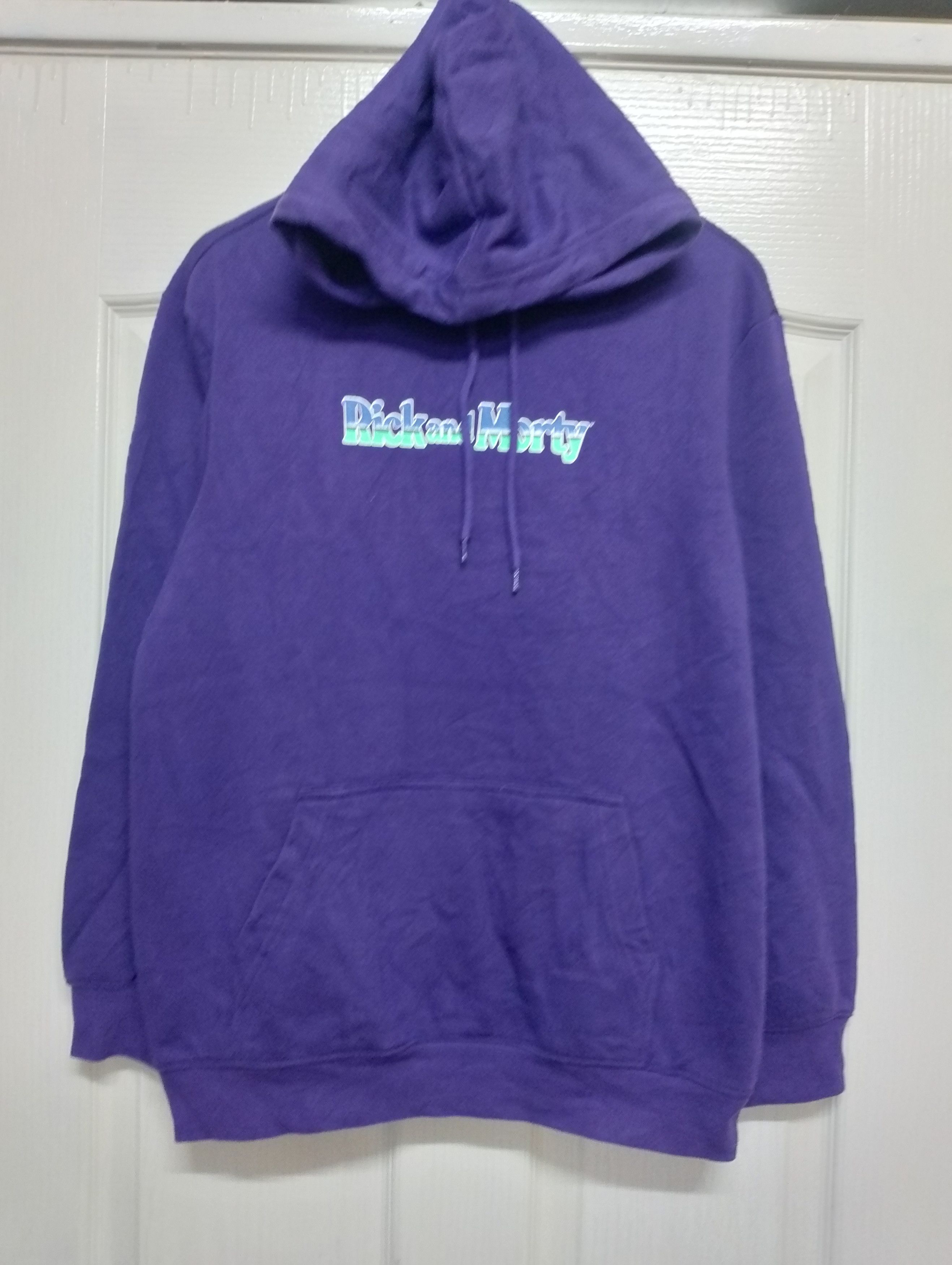 Cartoon Network Rick And Morty Purple Hoodie Size US XL / EU 56 / 4 - 4 Thumbnail