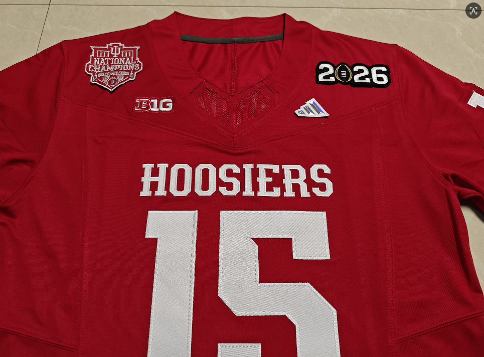 Other Men's Indiana Hoosiers #15 Fernando Mendoza Red jersey Size US L / EU 52-54 / 3 - 2 Thumbnail