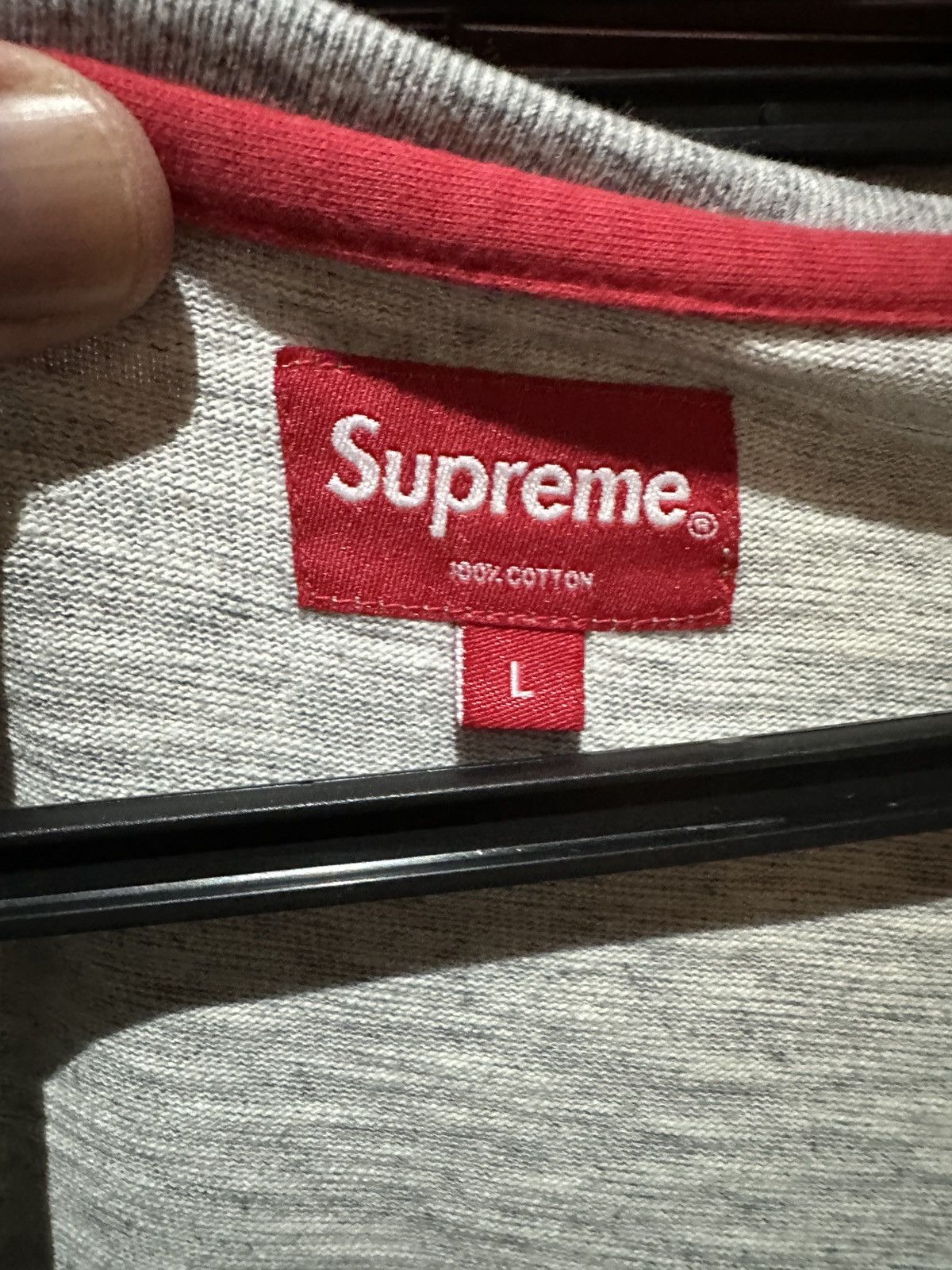 Supreme Supreme pocket tee Size US L / EU 52-54 / 3 - 5 Thumbnail
