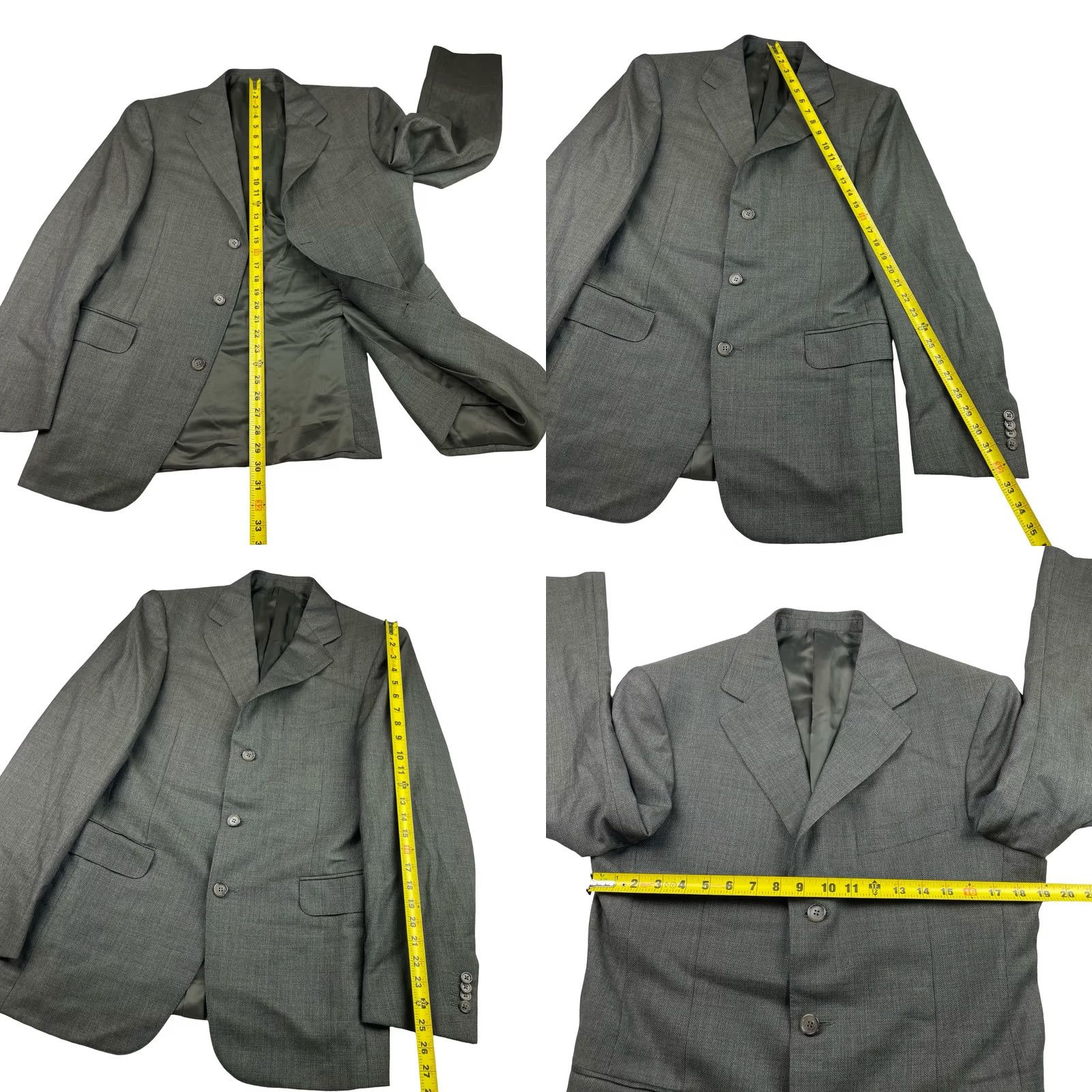 Ermenegildo Zegna Ermenegildo Zegna Blazer Shirt? 3-Button Front Green 100% Wool 40R US Mens Blazer Dress Coat Jacket Vintage No Size 40R - 8 Thumbnail