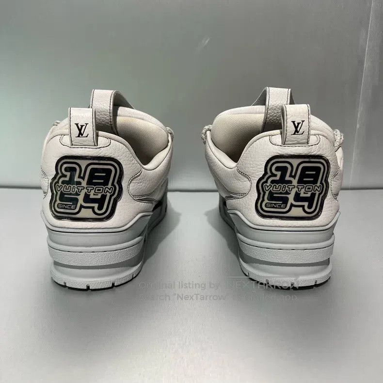 Louis Vuitton Louis Vuitton Stake gray and white bread shoes Size US 8.5 / EU 41-42 - 4 Thumbnail