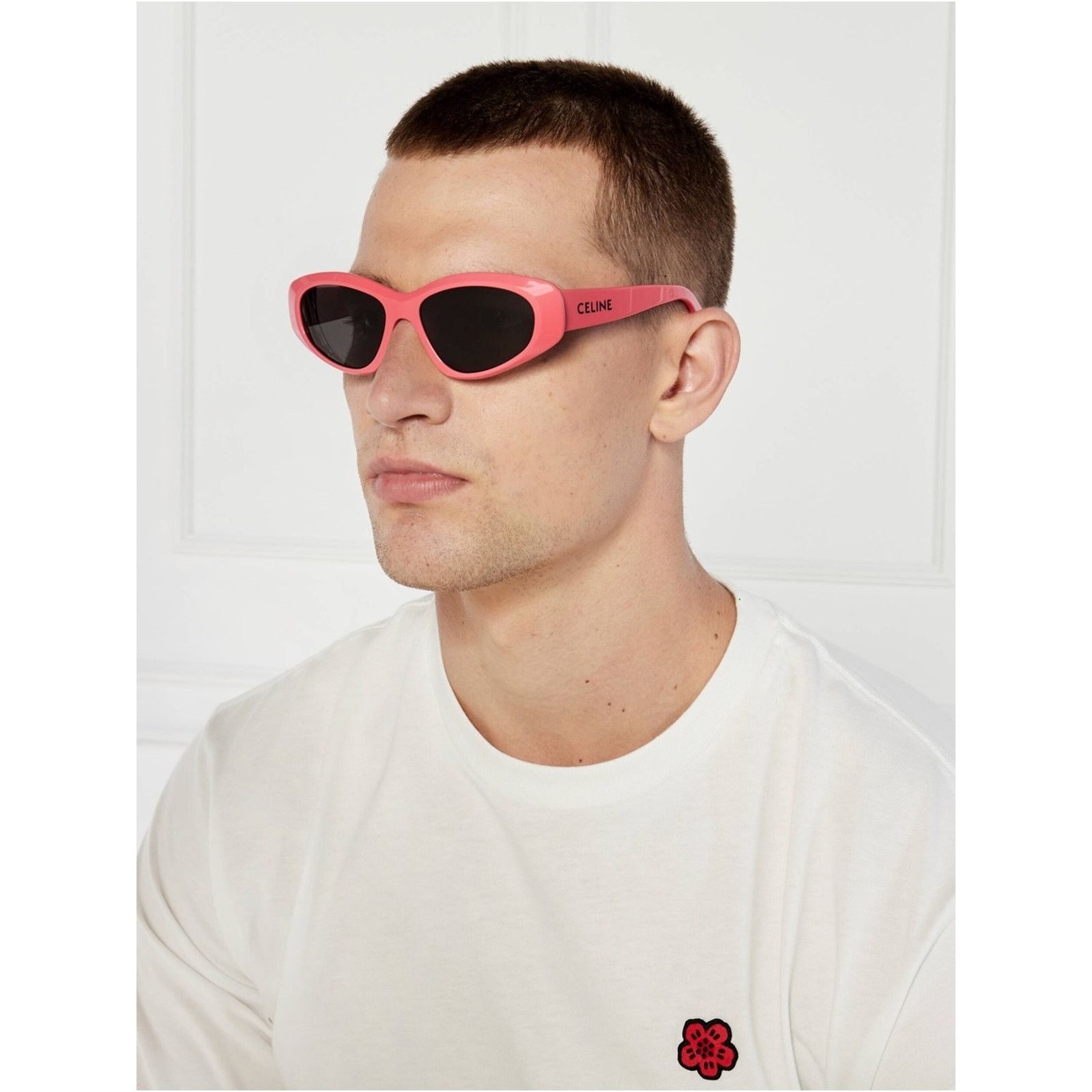 Celine New Celine CL40279U 72A Pink Cat-Eye Sunglasses Authentic Size ONE SIZE - 4 Thumbnail