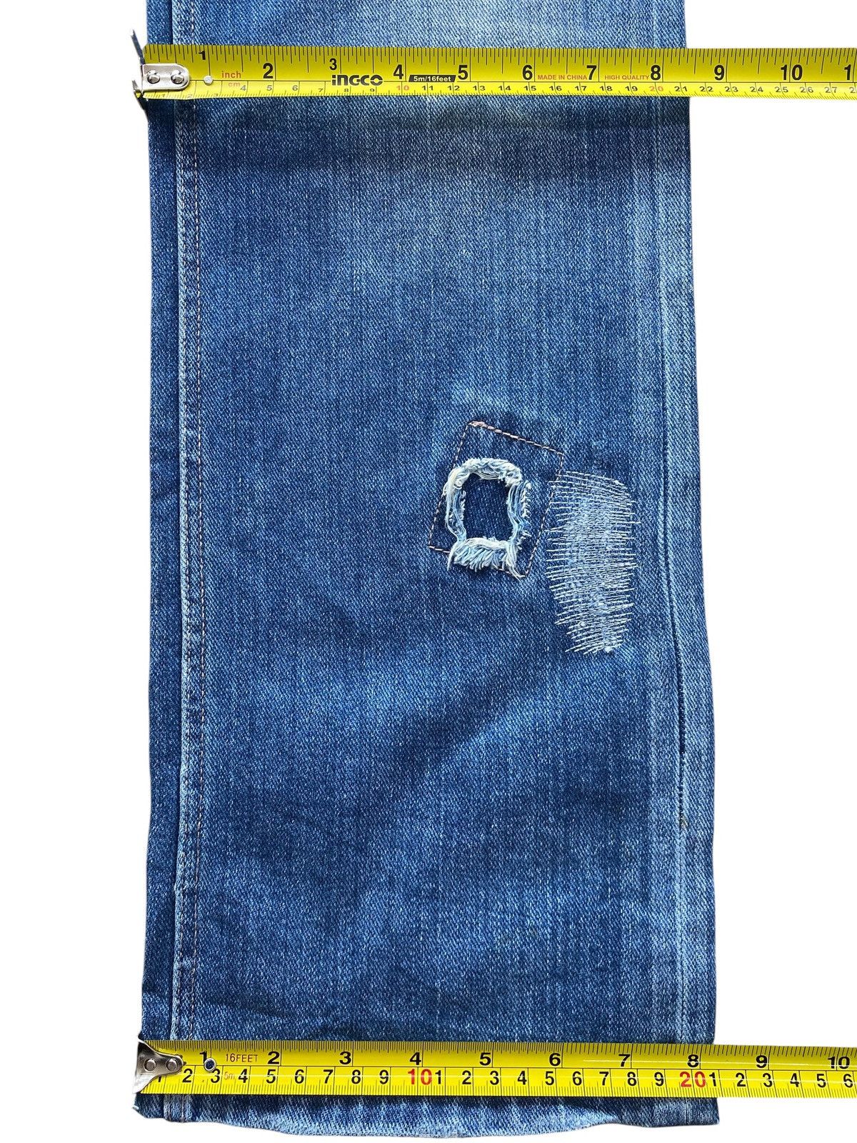 Japanese Brand Japanese Brand Faded Wash Ripped Style Straight Leg Jeans Size US 29 - 9 Thumbnail