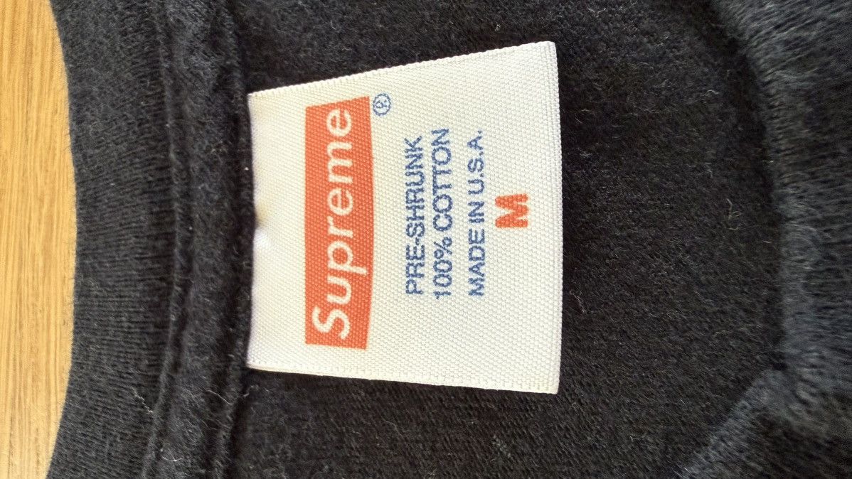 Supreme Supreme Naked Letters Tee Black Medium Size US M / EU 48-50 / 2 - 3 Thumbnail