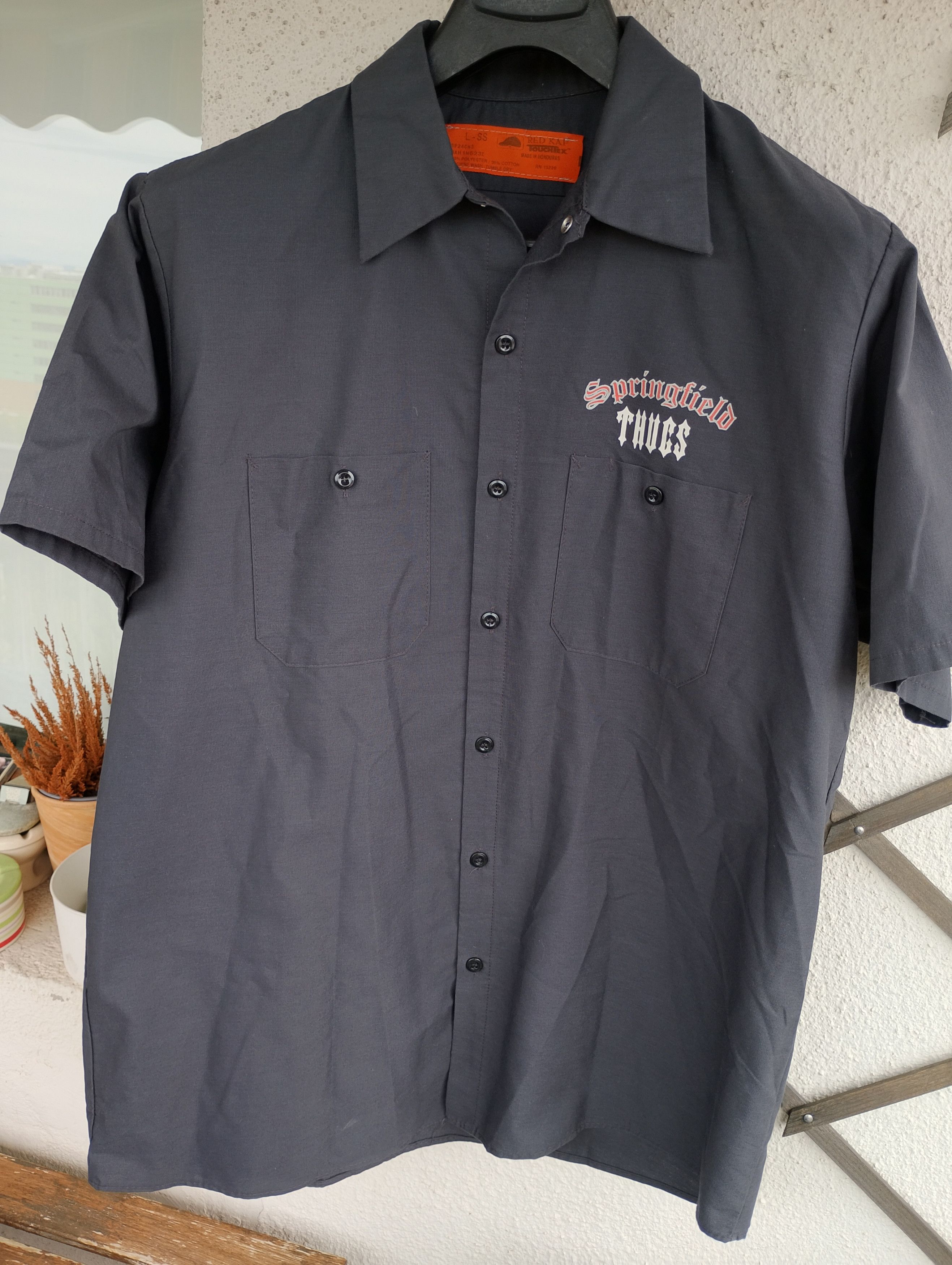 The Simpsons The Simpsons Vtg 2000 Red Kap Work Shirt sz L Size US L / EU 52-54 / 3 - 6 Thumbnail