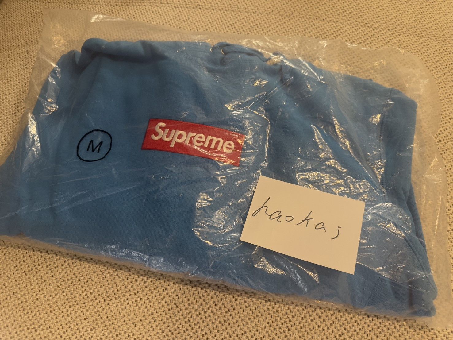 Supreme Supreme Box Logo Hoodie Sweatshirt Cyan Size US M / EU 48-50 / 2 - 2 Thumbnail