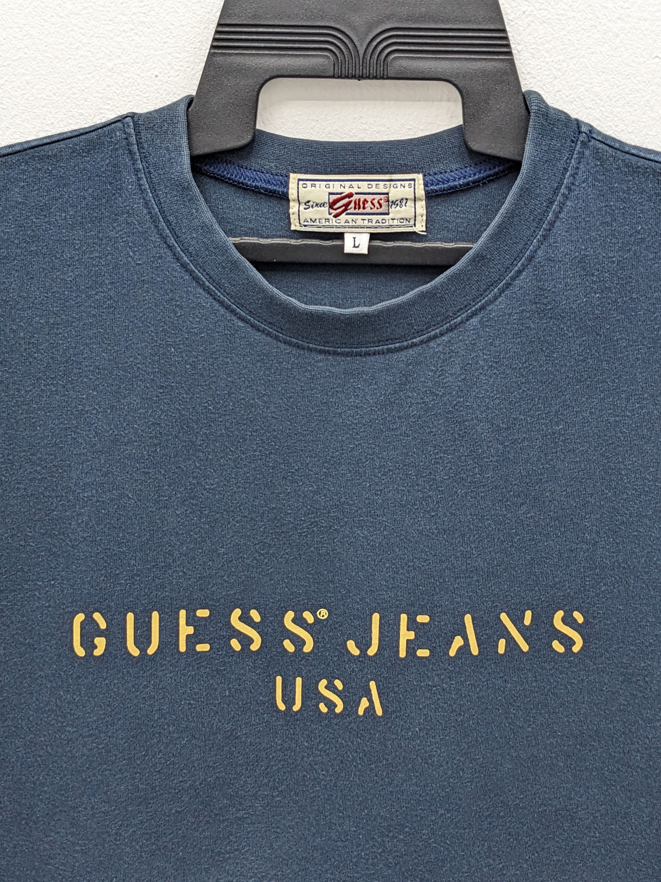 Guess VINTAGE GUESS JEANS USA TSHIRT Size US L / EU 52-54 / 3 - 3 Thumbnail