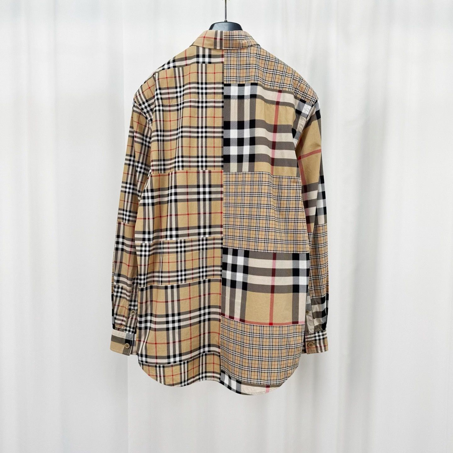 Burberry Burberry Check Panel Long Sleeve Shirt Size US S / EU 44-46 / 1 - 2 Thumbnail