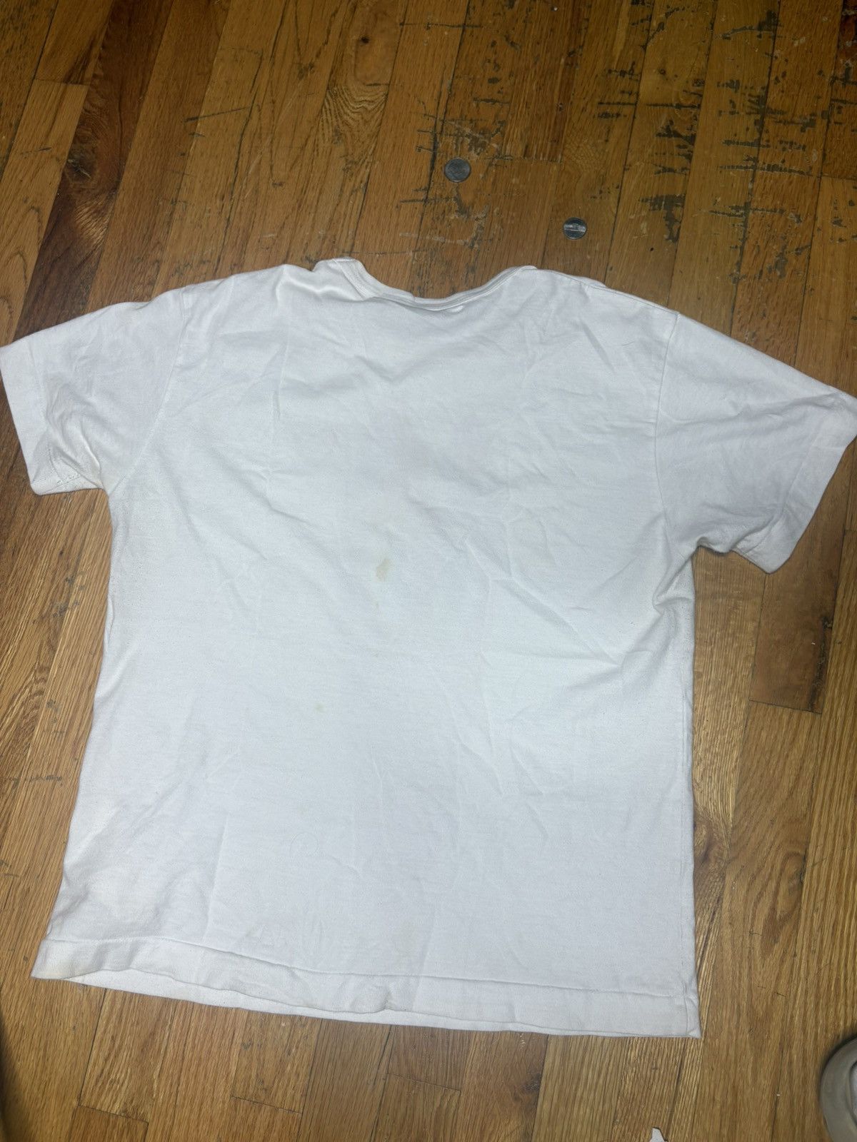 CDG by Comme des Garcons Comme des Garçons PLAY Stretch Heart Tee 'White' Size US M / EU 48-50 / 2 - 2 Thumbnail
