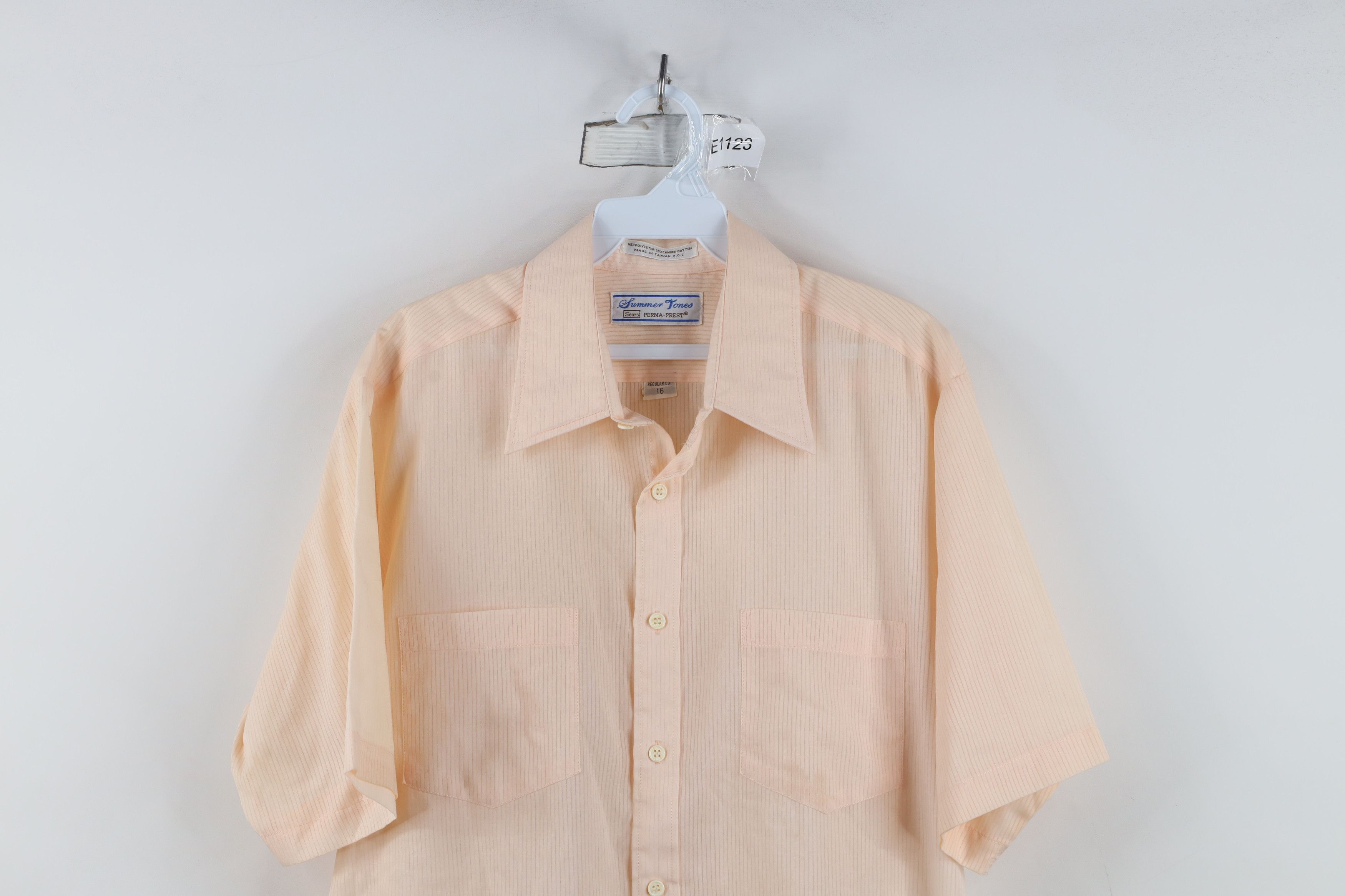 Vintage Vintage 70s Streetwear Short Sleeve Collared Button Shirt Size US M / EU 48-50 / 2 - 2 Thumbnail