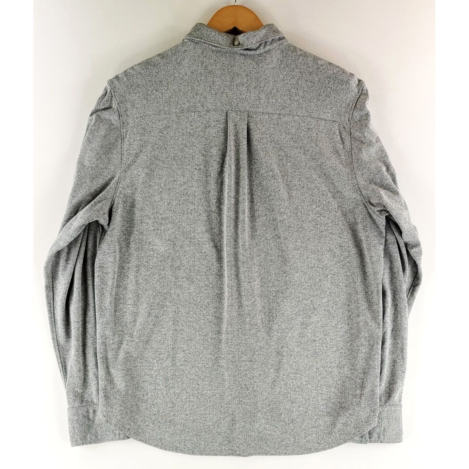 Tommy Bahama Tommy Bahama San Lucio Stretch Button Down Shirt Long Sleeve Gray Mens XL Size US XL / EU 56 / 4 - 4 Thumbnail