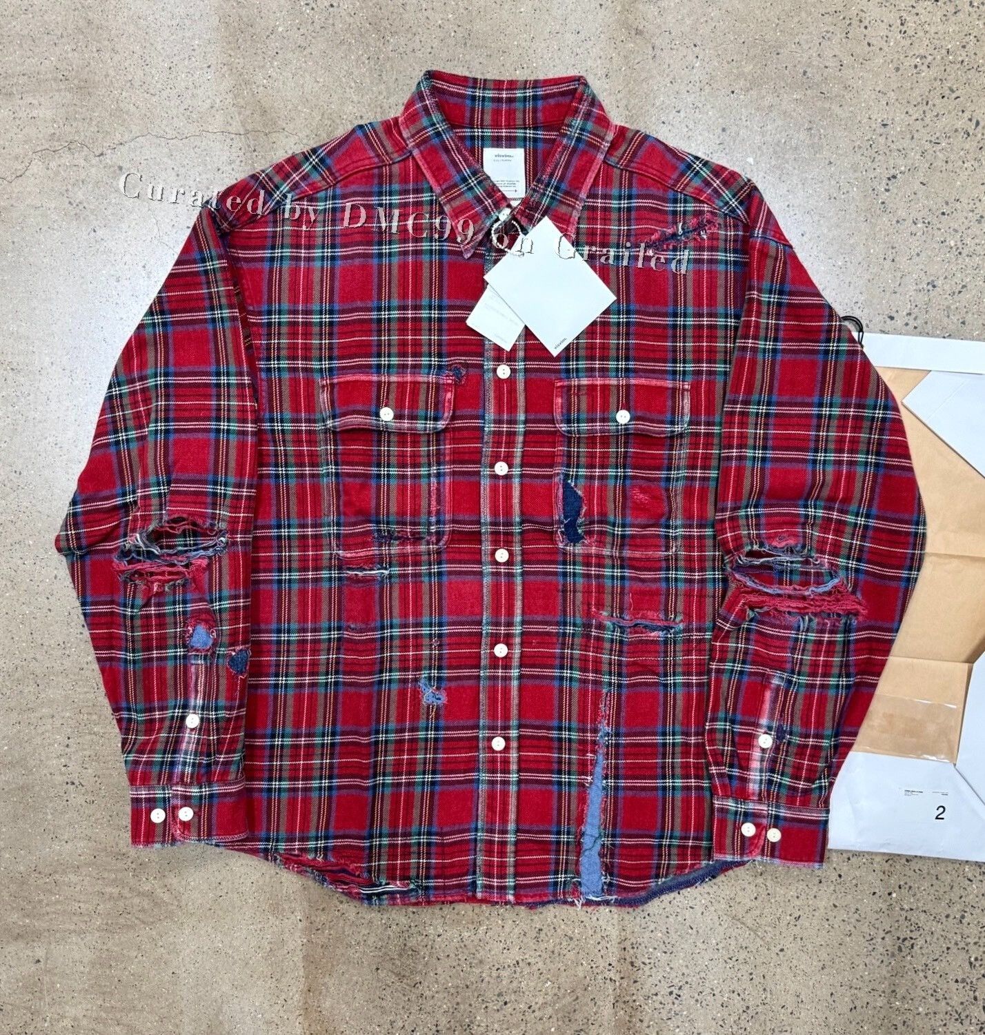 Visvim SS Lhamo shirt (damaged) * F.I.L. Exclusive | Grailed