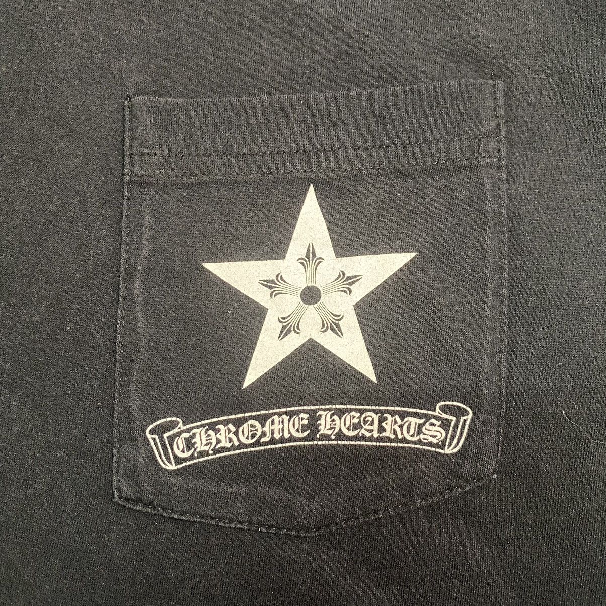 Chrome Hearts VINTAGE CHROME HEARTS STAR GRAPHIC POCKET T SHIRT Size US S / EU 44-46 / 1 - 7 Thumbnail