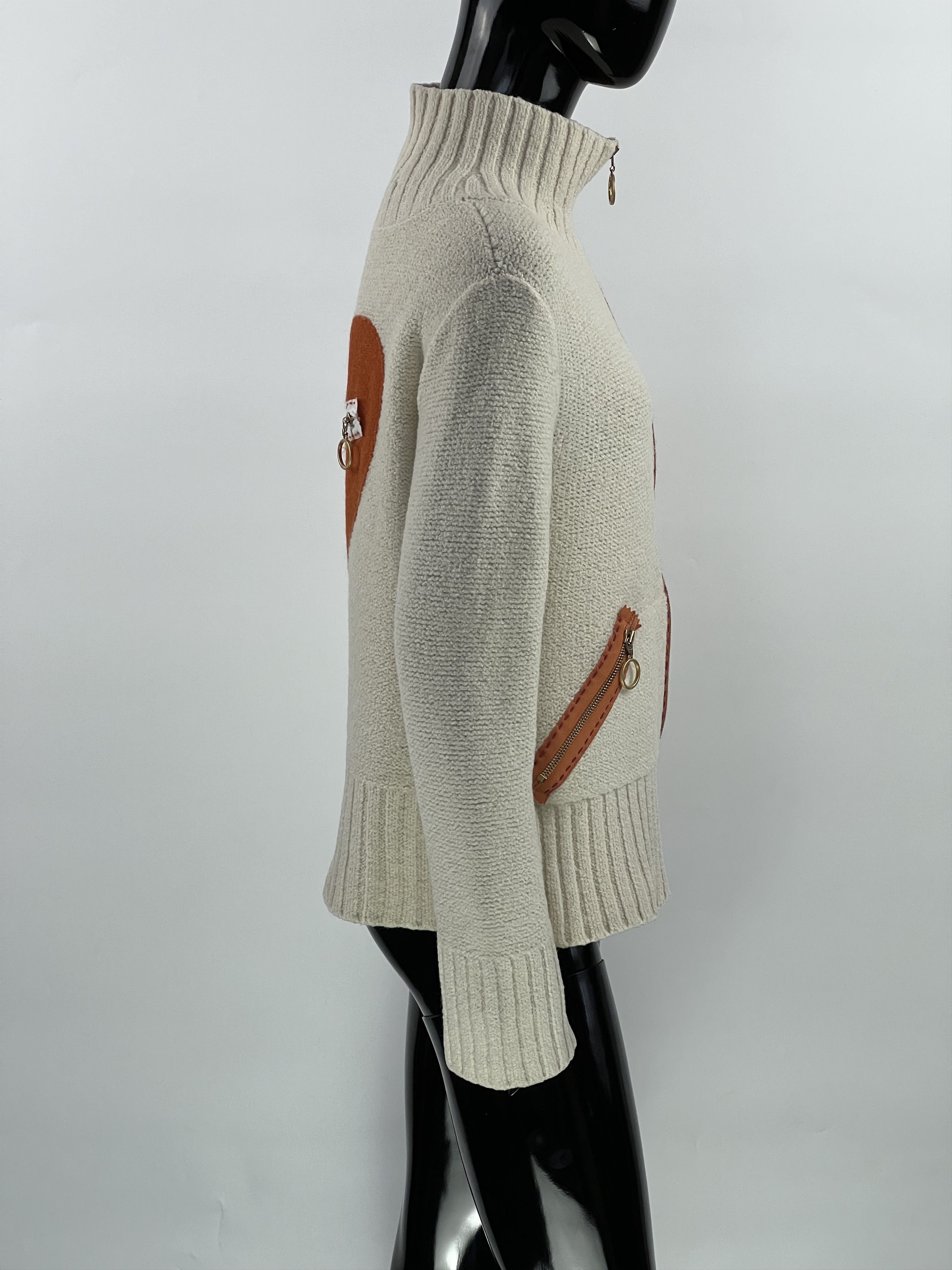 Escada Sport Escada Sport + Rare Vintage 100% Wool Full Zip Sweater Size L / US 10 / IT 46 - 3 Thumbnail