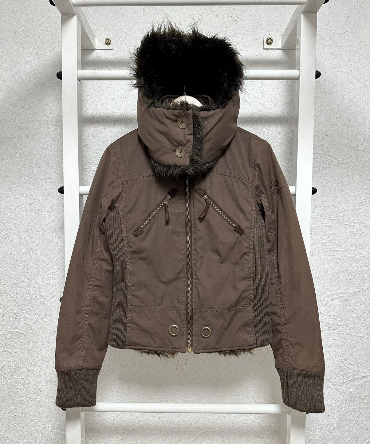 Miss Sixty Miss Sixty Women’s Bomber Jacket Size L Y2K Vintage 2000s Size L / US 10 / IT 46 - 1 Thumbnail