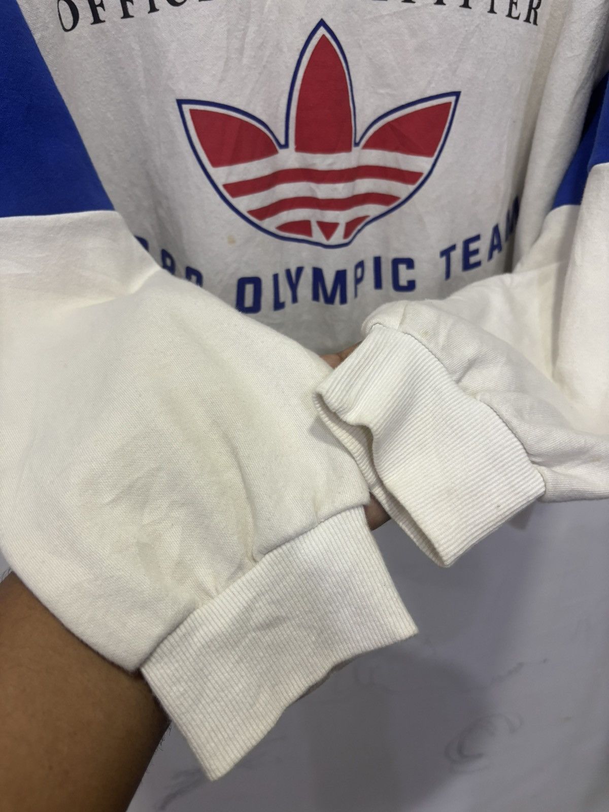 Adidas Vintage Adidas 1988 Olympic Team Sweatshirt Size US XXL / EU 58 / 5 - 2 Thumbnail
