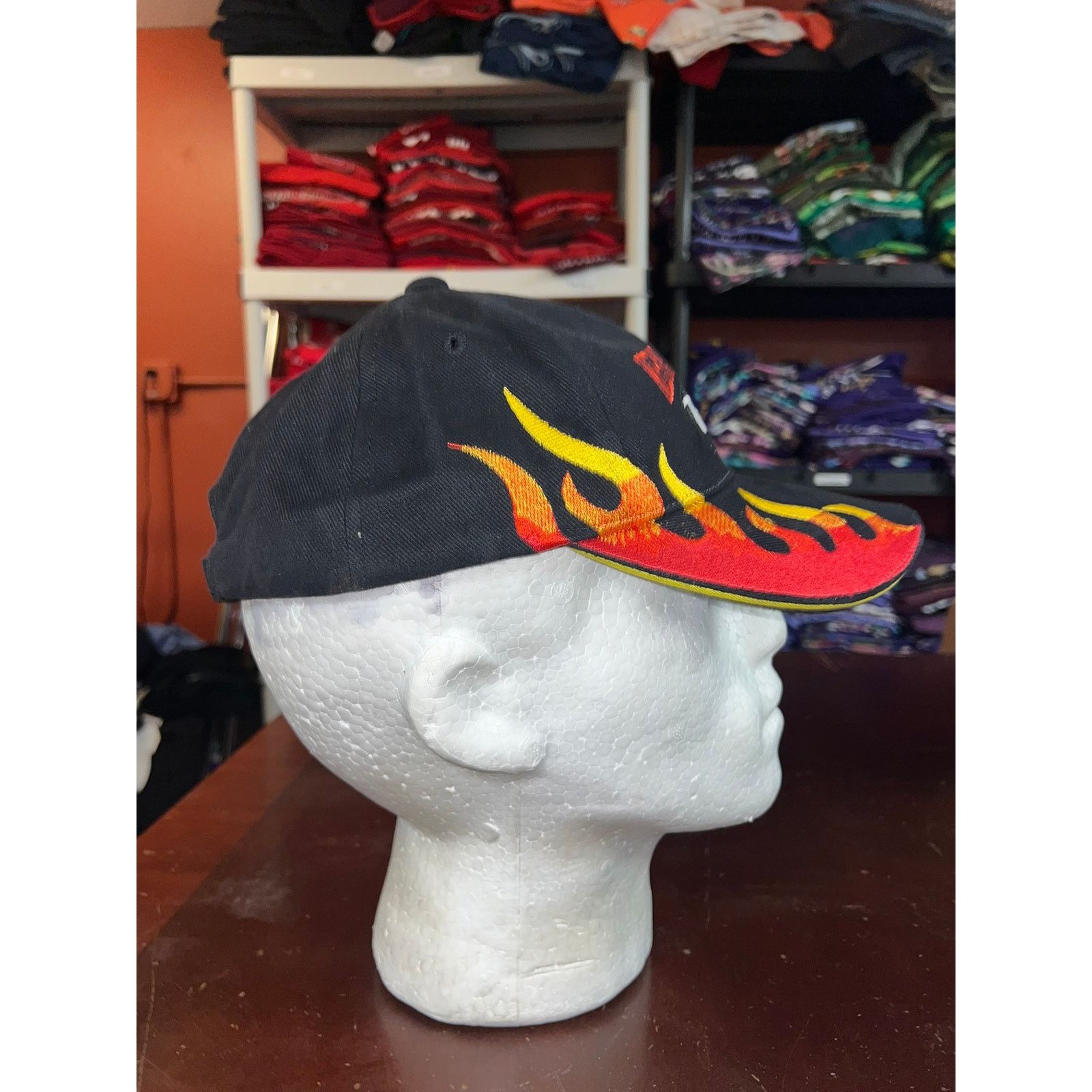 Vintage Vintage Kenz & Leslie Hat BG distrubution Flames Cap VTG Size ONE SIZE - 6 Thumbnail