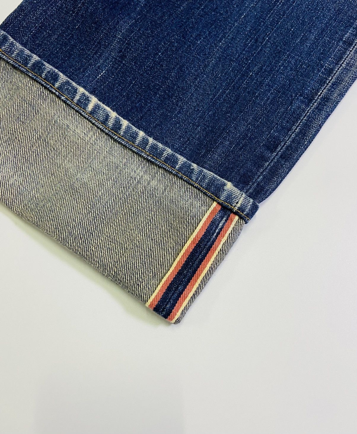 Edwin Vintage Edwin 505XX Orange Tag Selvedge Distressed Size US 32 / EU 48 - 10 Thumbnail