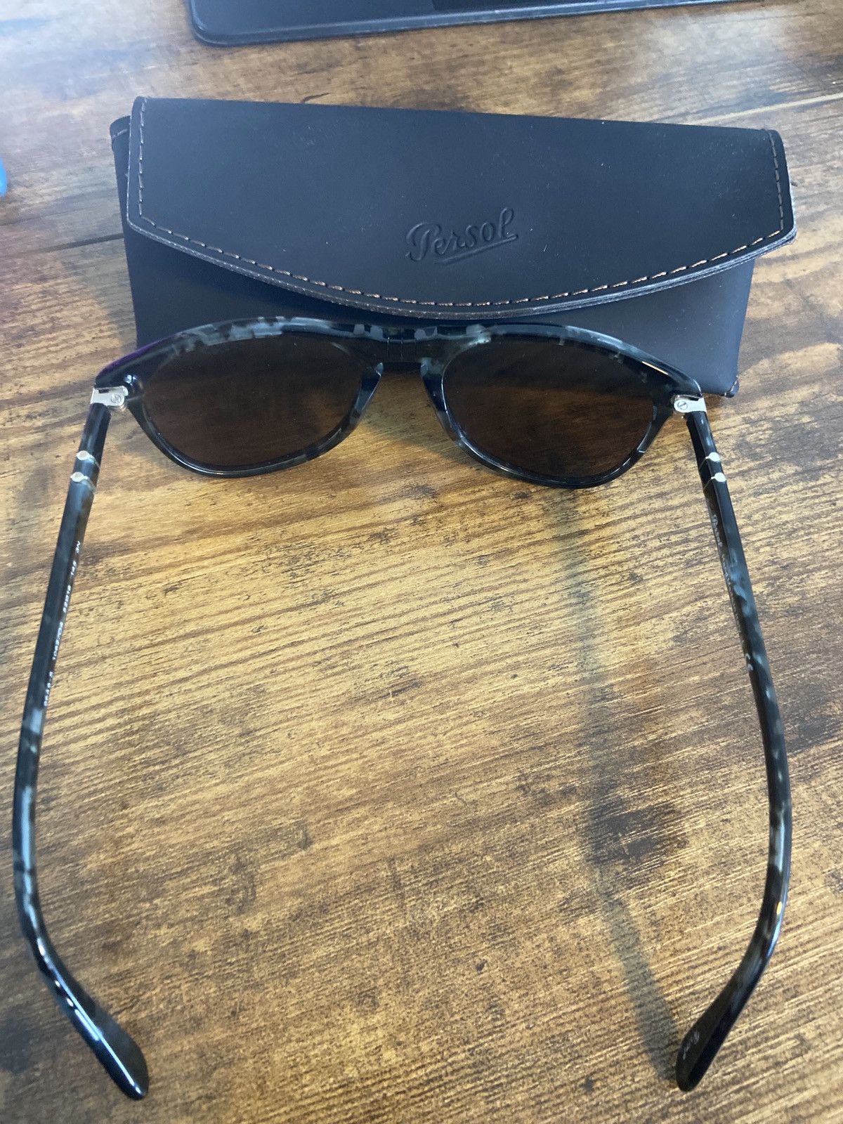 Persol Persol PO9649S - blue tint lens Size ONE SIZE - 5 Thumbnail