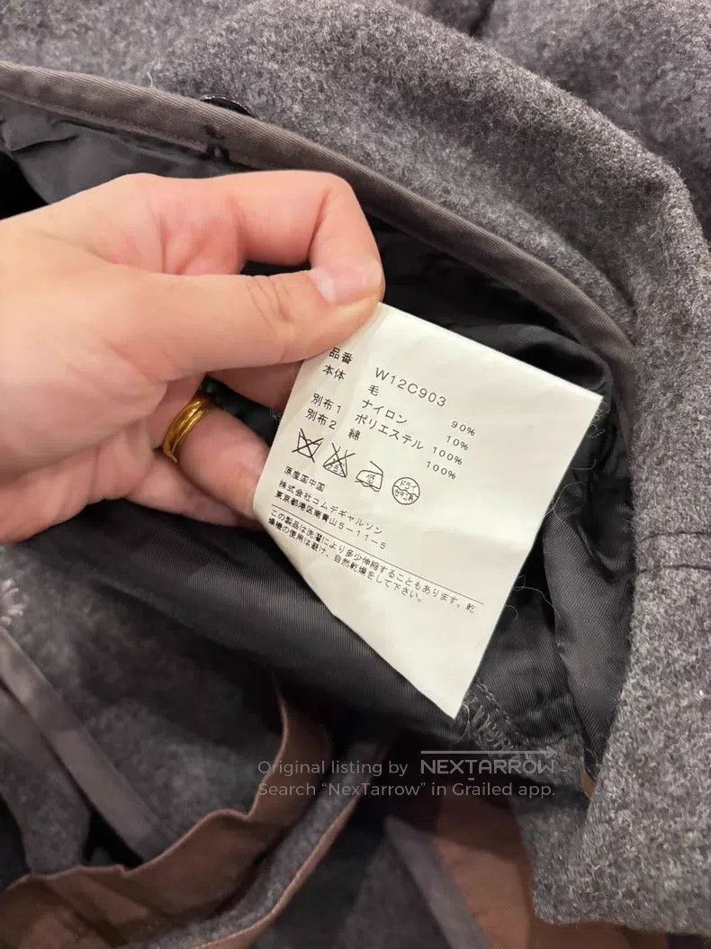 Comme des Garcons Comme Des Garcons Wool Patchwork Coat Size XS / US 0-2 / IT 36-38 - 9 Thumbnail
