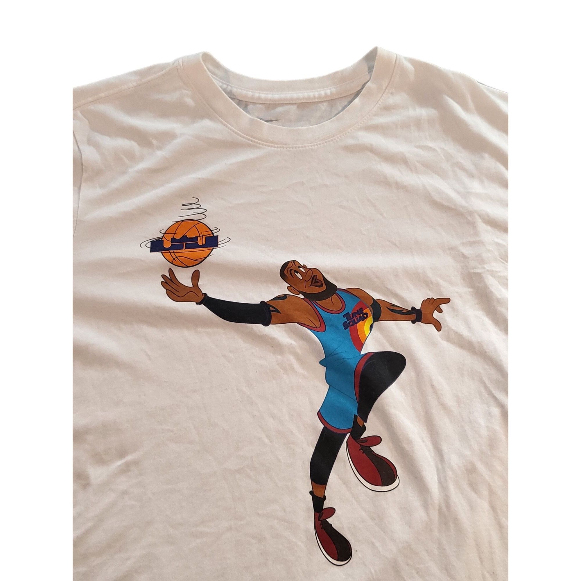 Nike Nike Lebron James X Space Jam Tshirt Men Sz L Tune Squad Dri Size US L / EU 52-54 / 3 - 2 Thumbnail