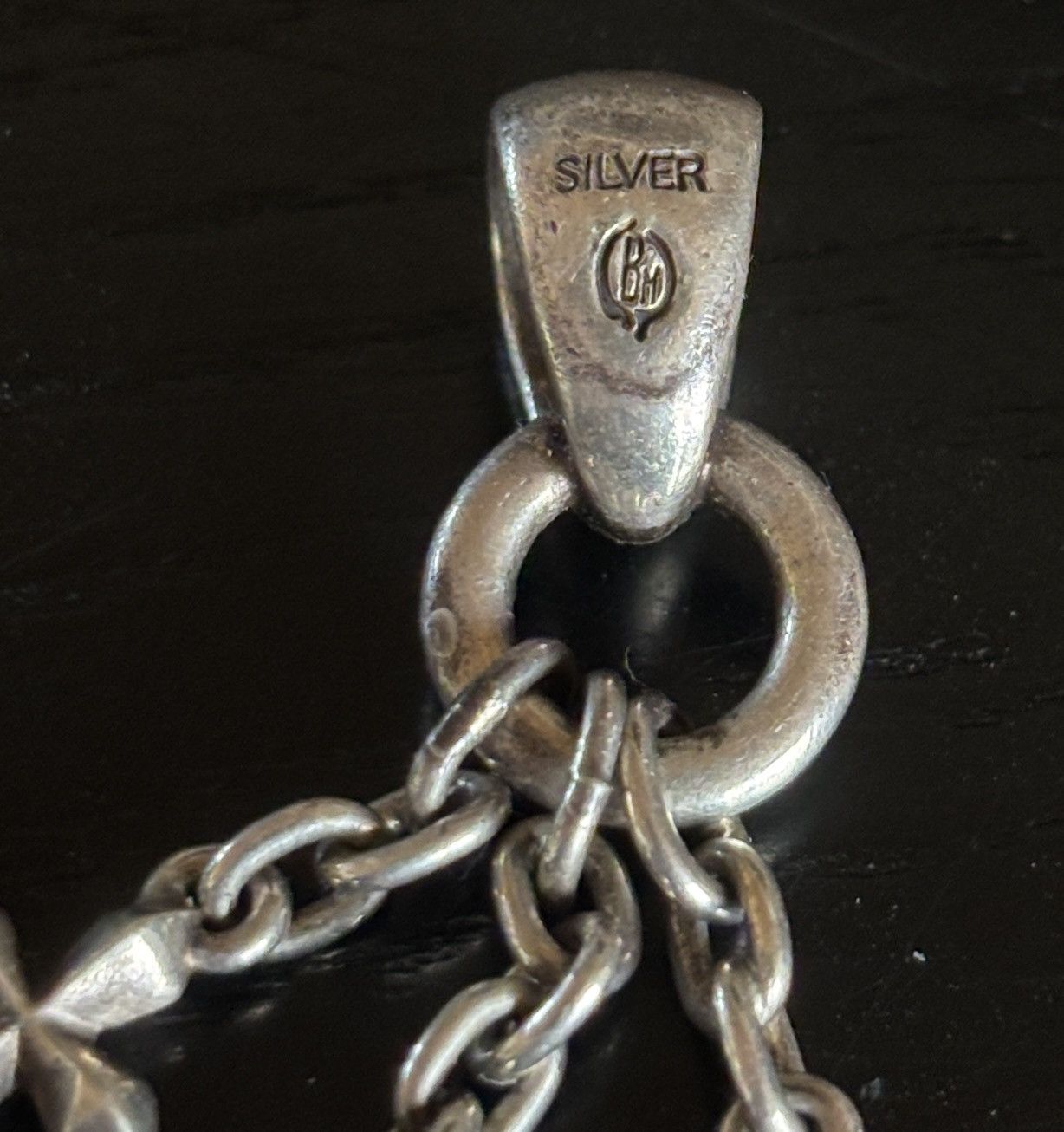 Ultra Rare Bloody Mary Triple Cross Pendant 925 Silver