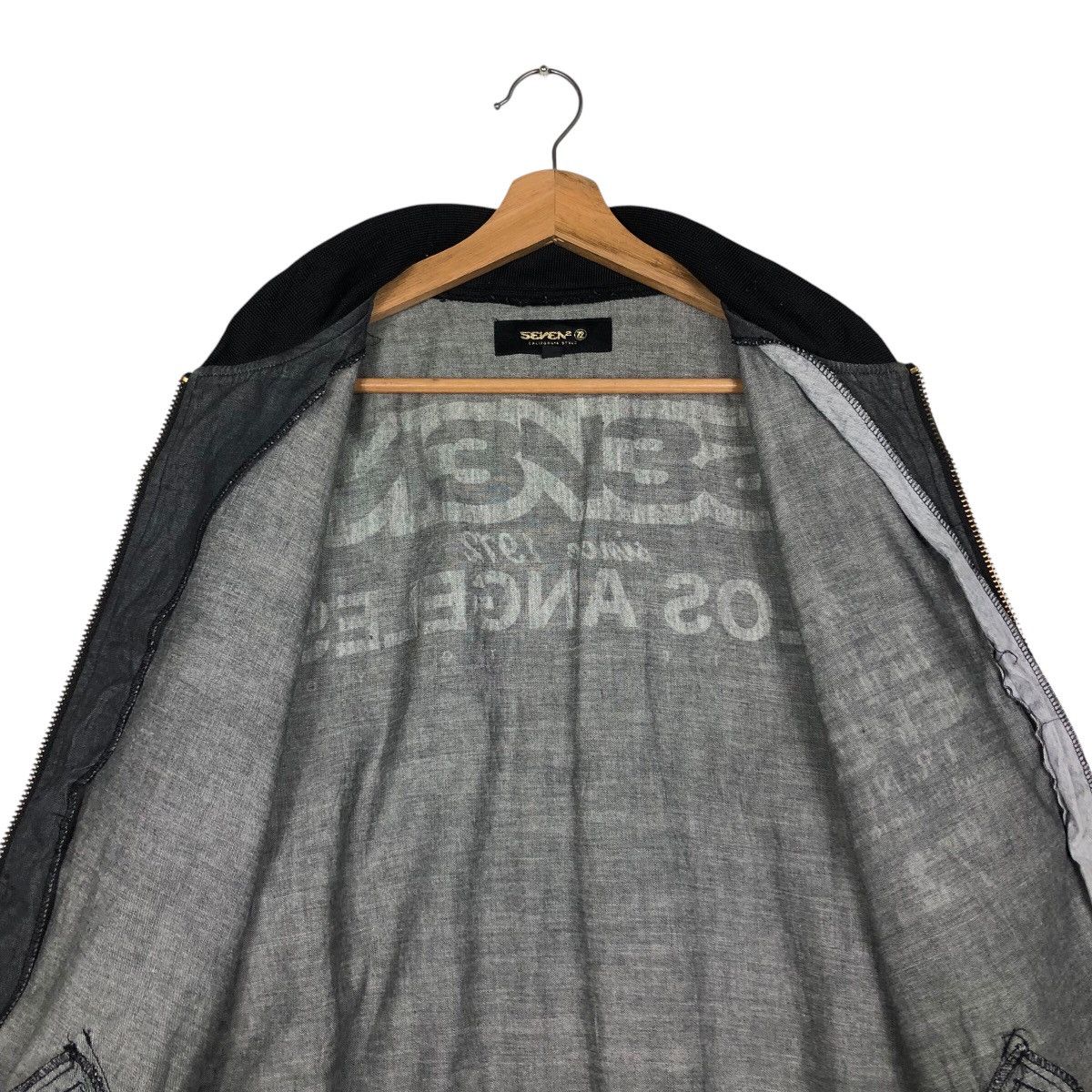 Japanese Brand 📌Vintage Bomber Jacket Seven2 Los Angeles Little Tokyo Size US XL / EU 56 / 4 - 15 Thumbnail