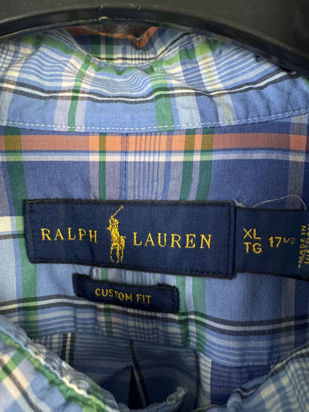 Polo Ralph Lauren Polo Ralph Lauren Men’s Plaid Button Down Shirt Long Sleeve Size US XL / EU 56 / 4 - 7 Thumbnail