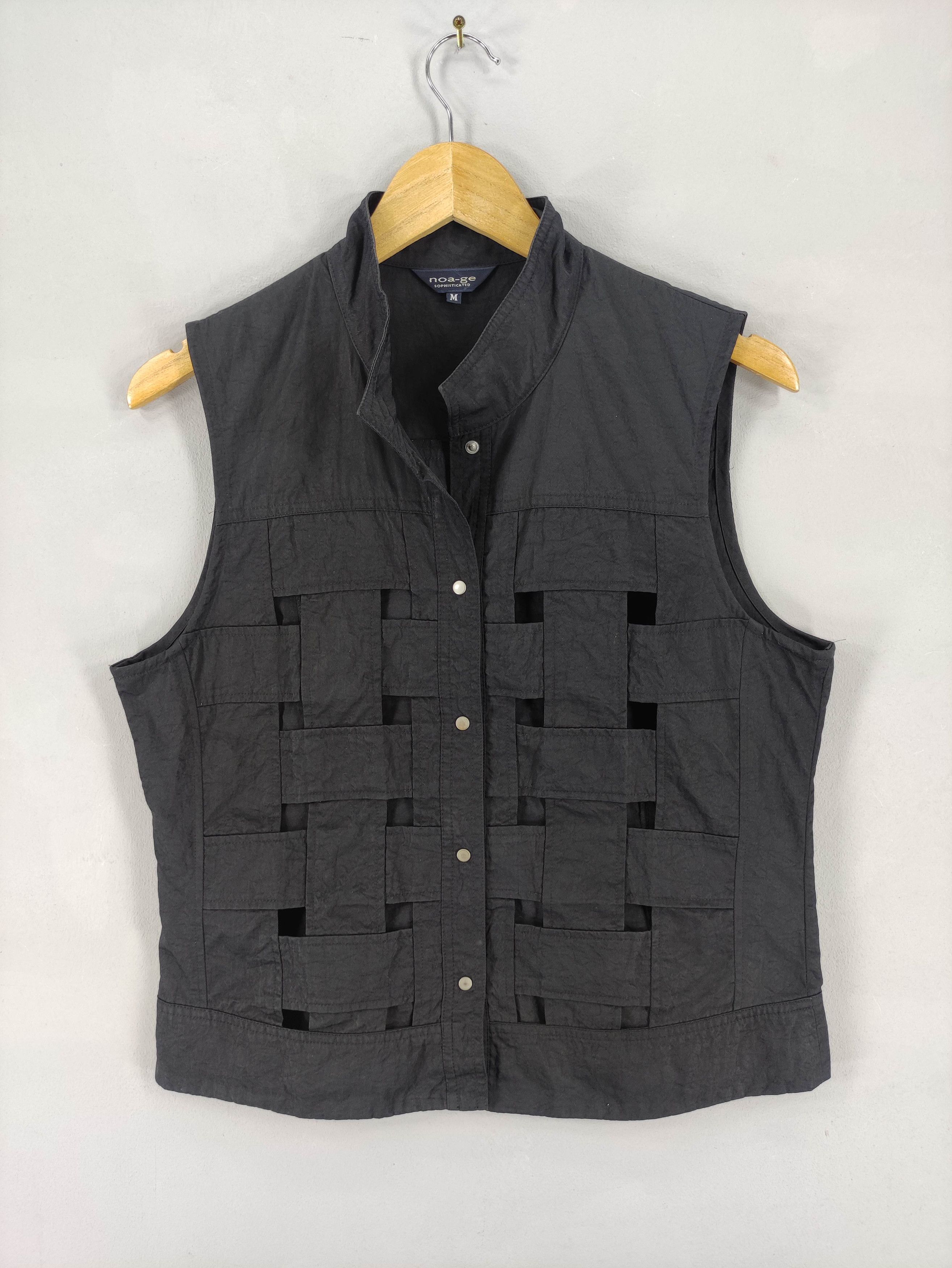 Japanese Brand Vintage Vest Noa-ge Snap Button Size US M / EU 48-50 / 2 - 1 Thumbnail