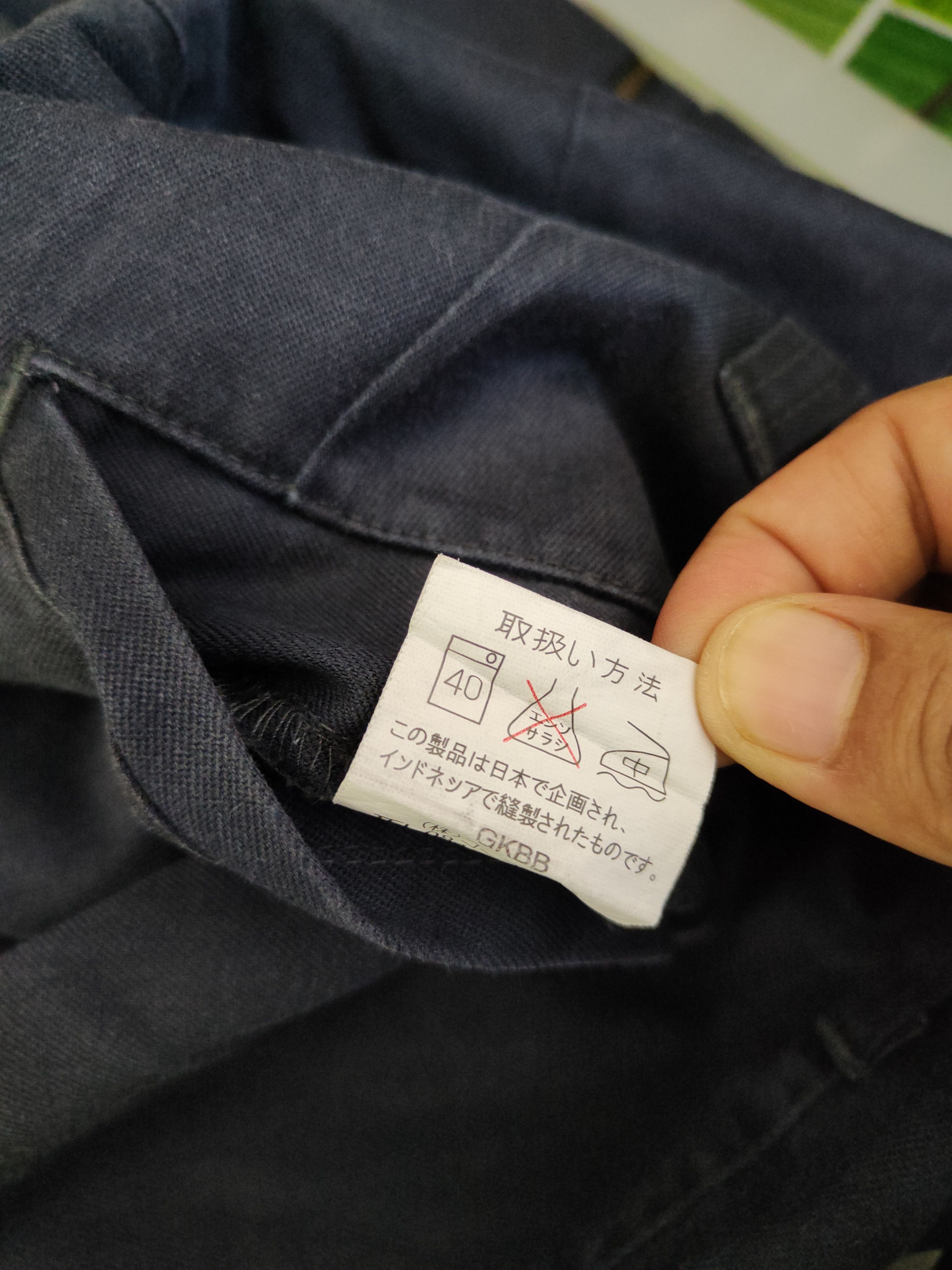 Japanese Brand DL Double X Action Navy Multipocket Cargo Pants #2369 Size US 34 / EU 50 - 13 Thumbnail