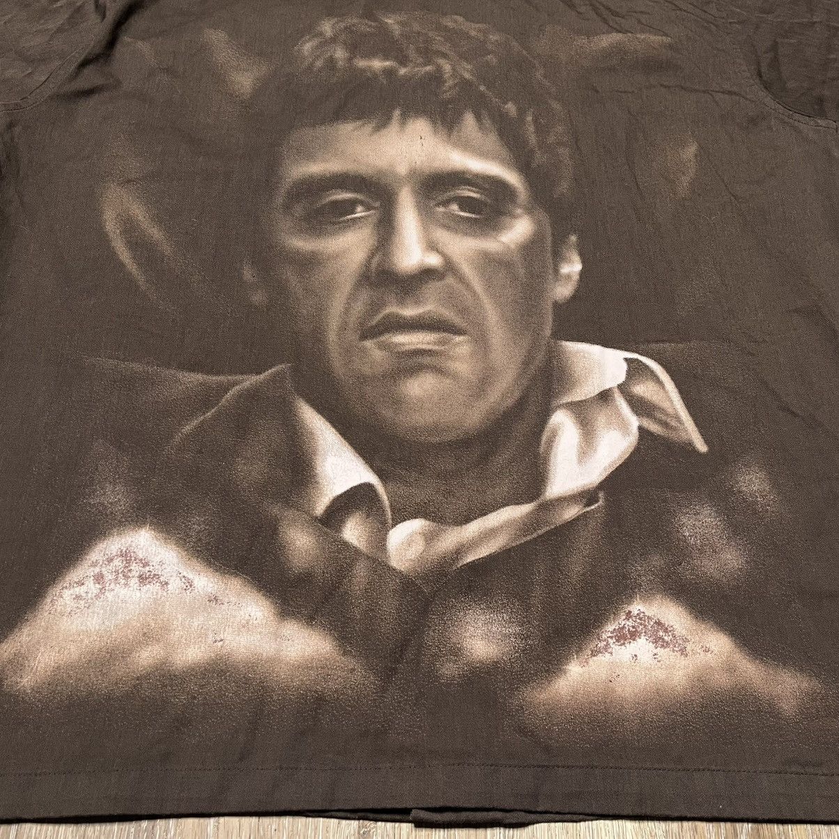 Vintage rare 90s scarface button up Size US XXL / EU 58 / 5 - 3 Thumbnail