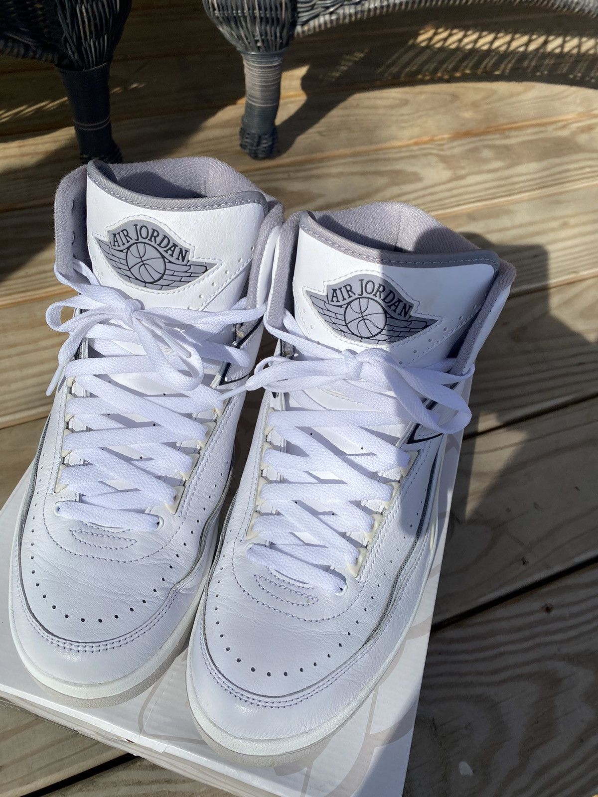 Jordan Brand Jordan retro 2 cement grey 10m Size US 10 / EU 43 - 4 Thumbnail