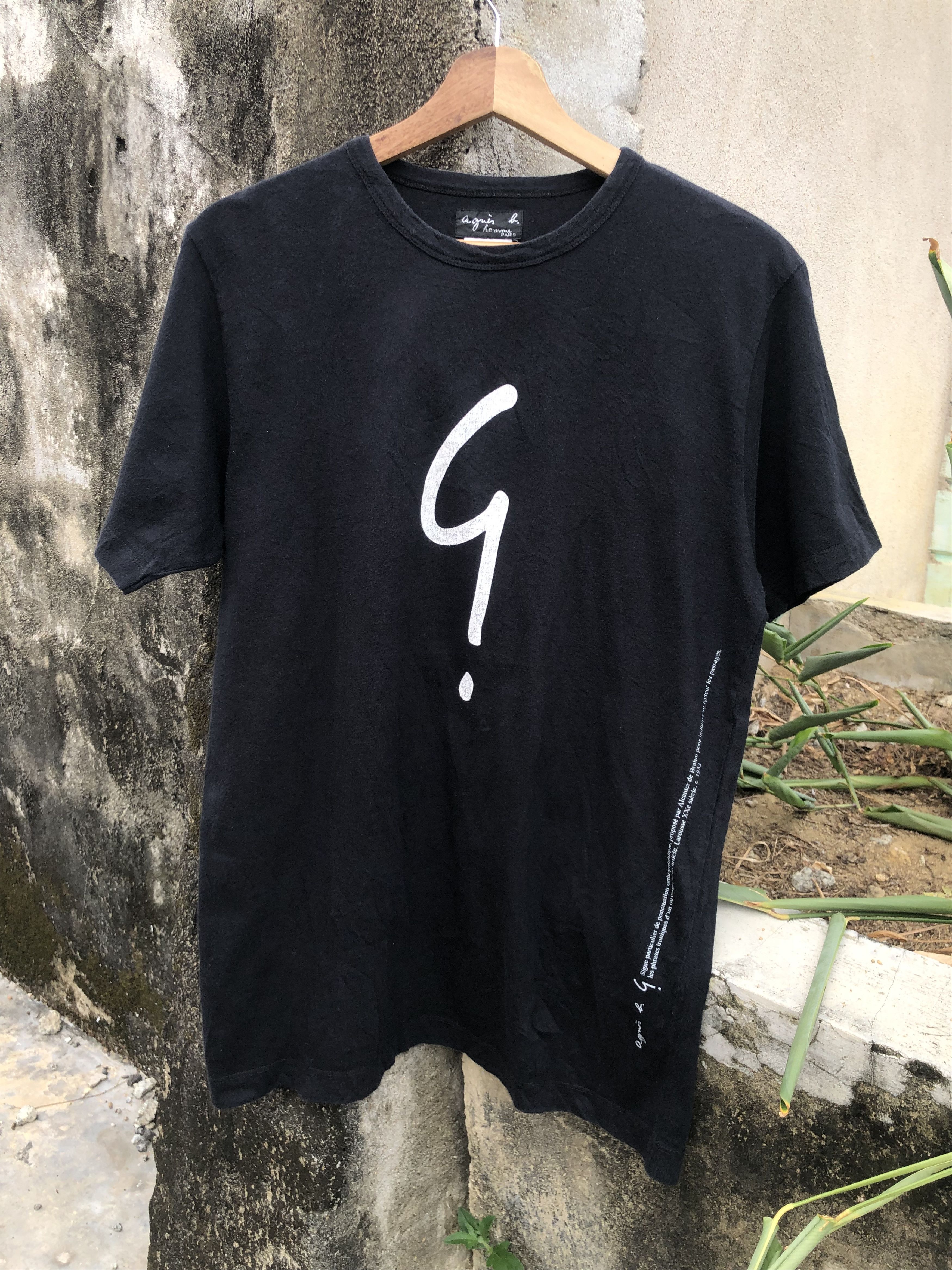 agnes b. Agnes b. "Irony Mark" Tshirt Size US S / EU 44-46 / 1 - 1 Thumbnail