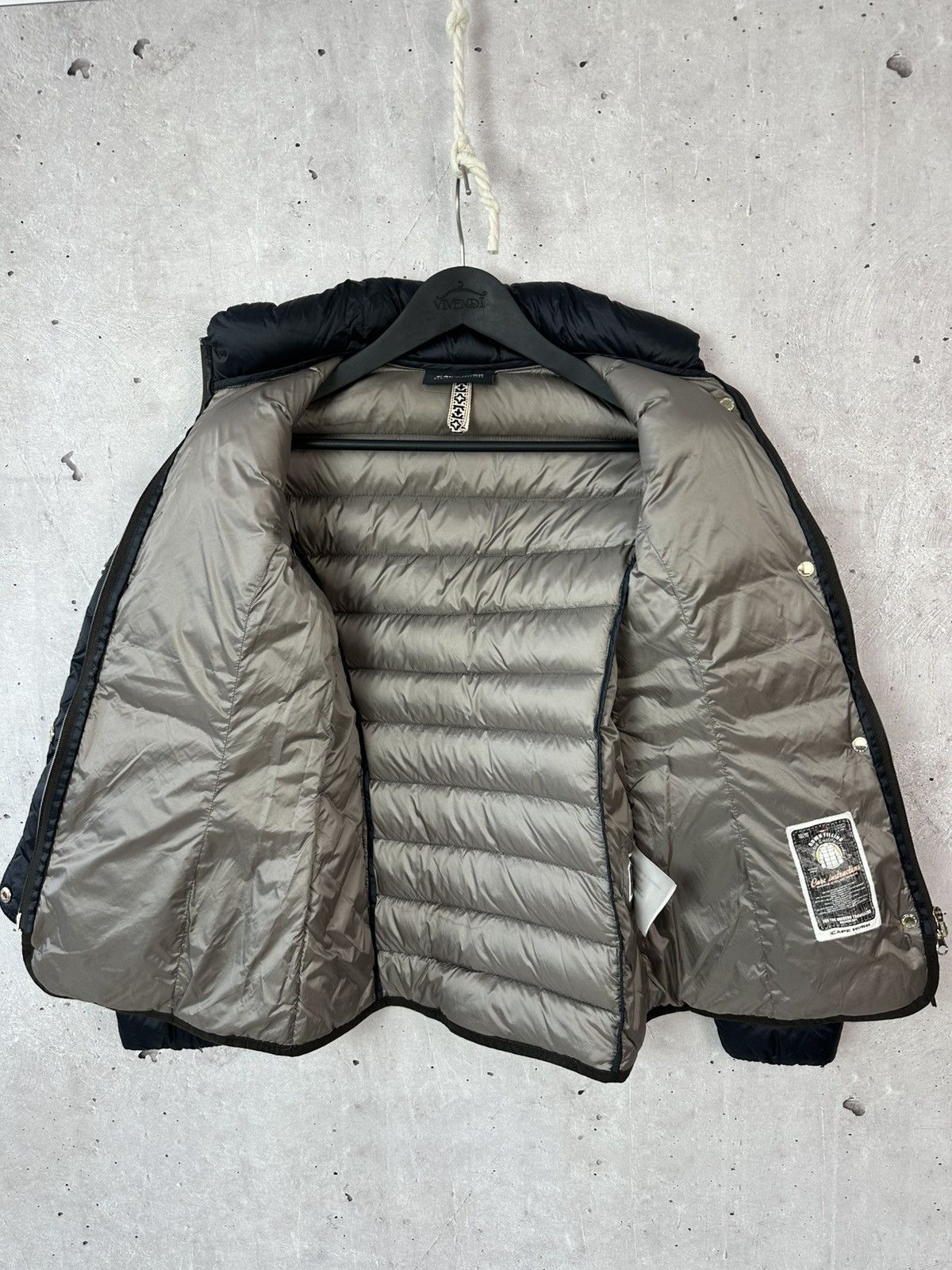 Other Cape Horn Quilted Black Puffer Down Wome’s Zip Jacket Size M / US 6-8 / IT 42-44 - 13 Thumbnail