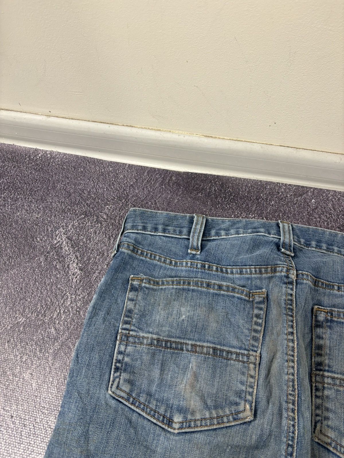 Carhartt Vintage Carhartt Relaxed Fit Workwear Faded Blue Denim Jeans Size US 34 / EU 50 - 9 Thumbnail