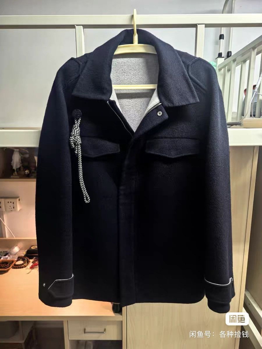Dior collaboration early autumn runway-style wool jacket
