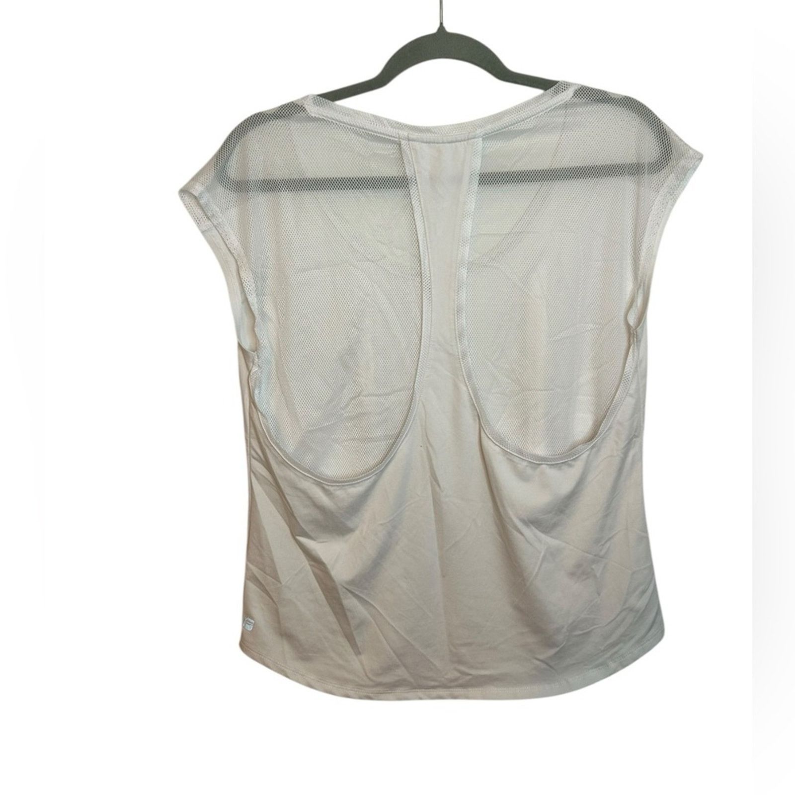 Fabletics Fabletics White Vanessa Active Top Size L / US 10 / IT 46 - 2 Thumbnail
