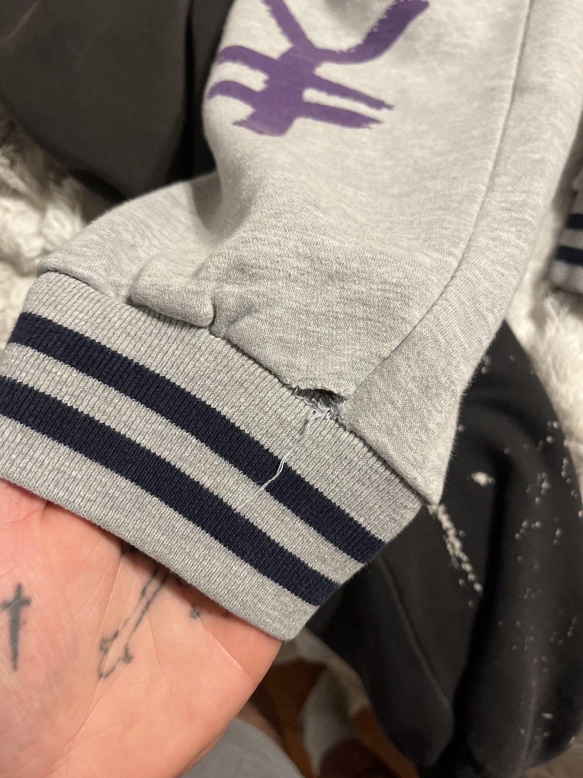 Drain Gang × Sad Boys Vintage2000s Yung Lean Bladee Sad Boiz Embroidered Sweatpant Size US 30 / EU 46 - 12 Thumbnail